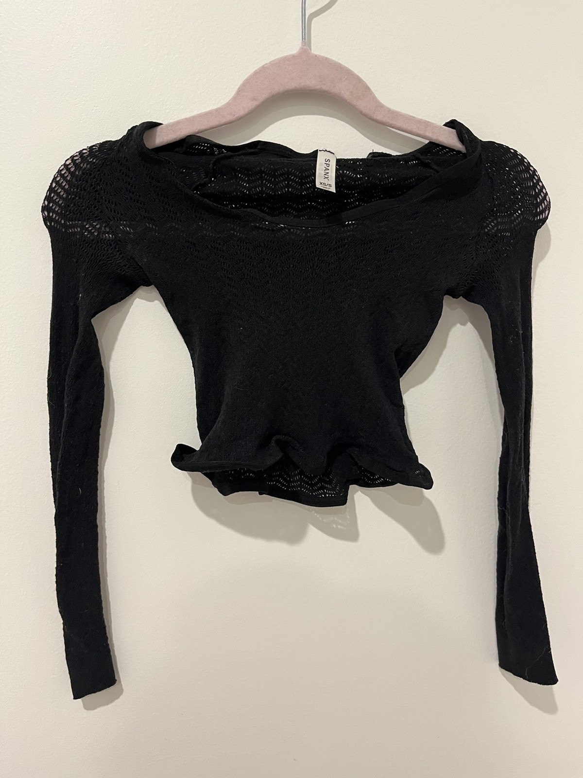Spanx Women’s Black Long Sleeve Shapewear Size XS/S