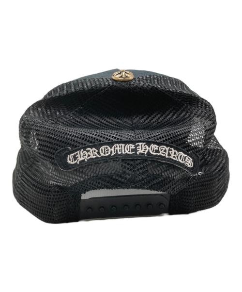 CHROME HEARTS TRUCKER CAP EYE CHART BLACK black 024-010088