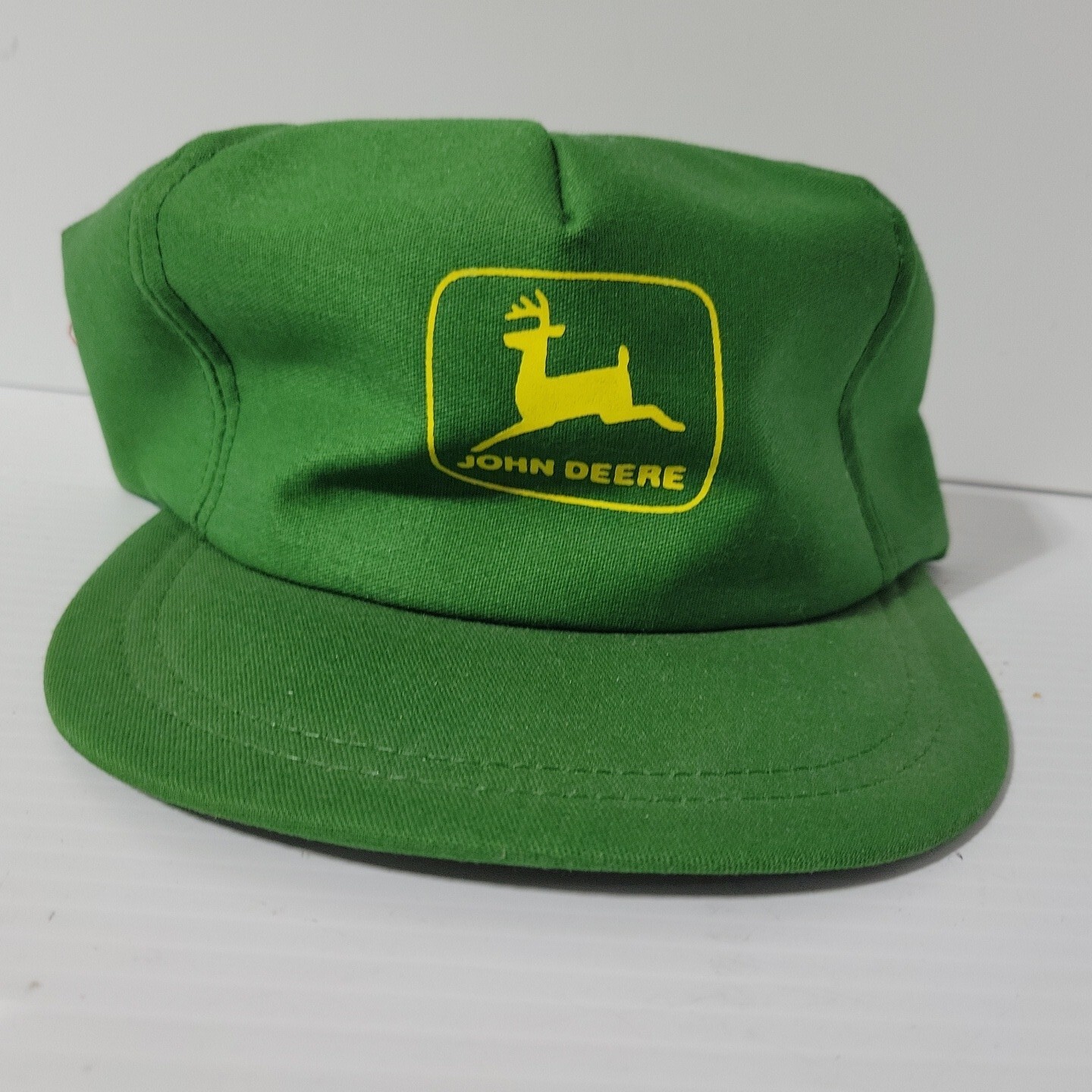 John Deere Logo Farm Hat Cap Louisville Mfg Company MADE IN USA