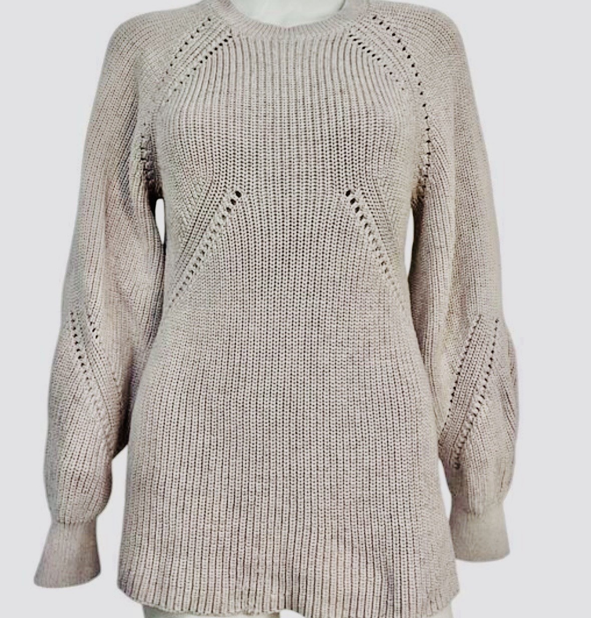 Hatch 100% Cotton Maternity Top Pointelle Detailing Hatch Size 4, XL