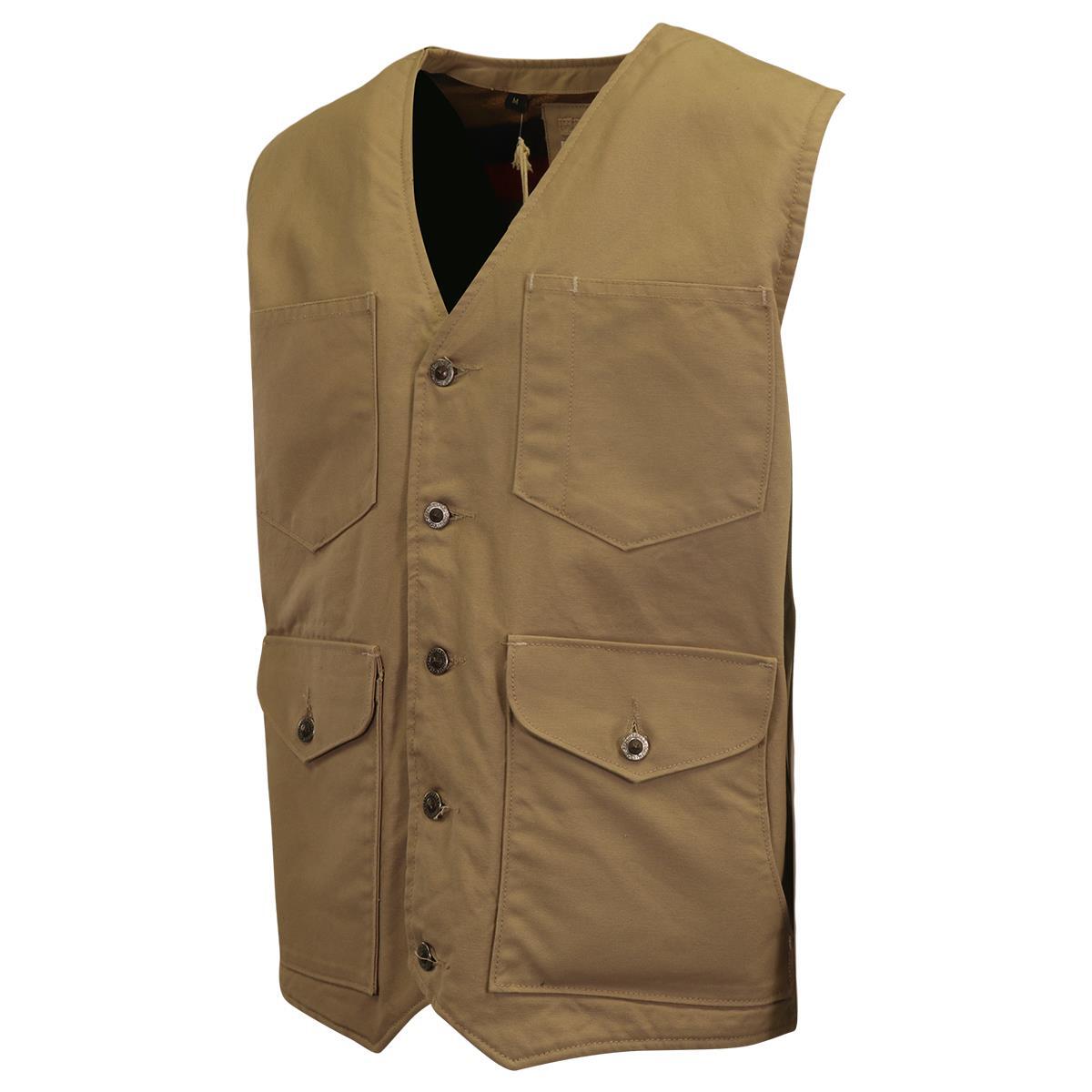Schaefer Outfitter Men’s Vest Stone Blanket Lined Vintage Mesquite (S01)