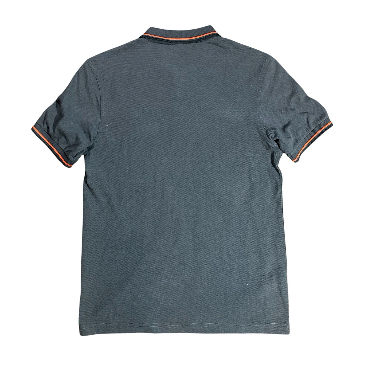 Fred Perry Men’s Size Medium Twin Tipped Polo Shirt Pique Cotton Grey SS M3600