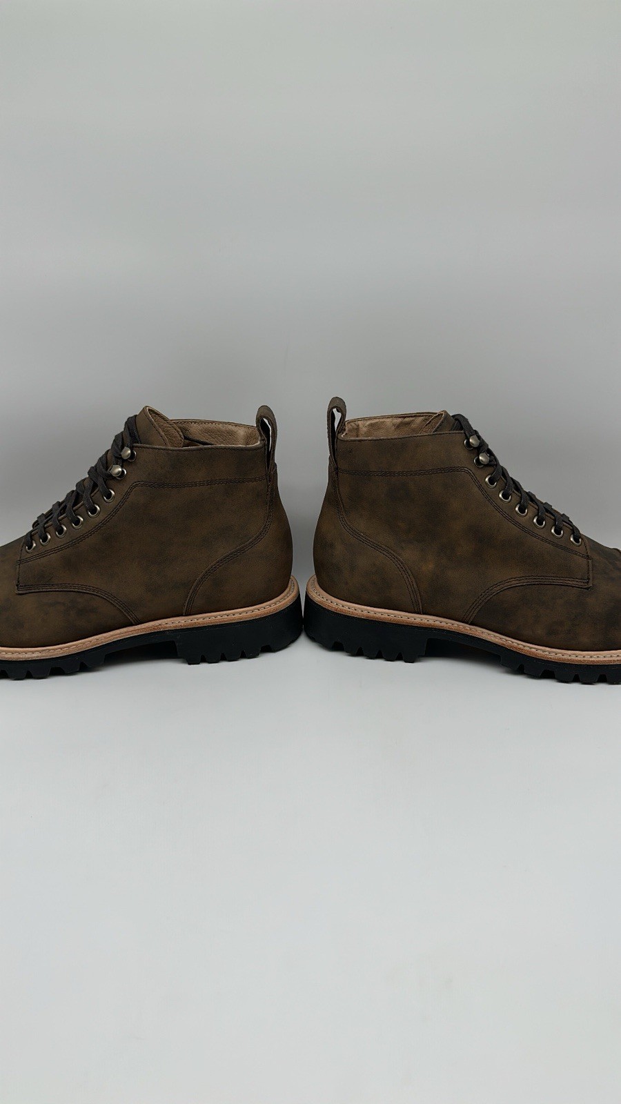 Taylor Stitch Cap Toe L.E. The Moto Boot in Espresso Grizzly Men’s Sz 10.5 D NEW
