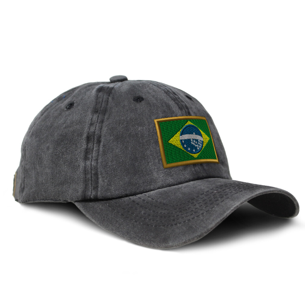 Soft Washed Baseball Cap Brazil Olympics Sports Cotton Dad Hats for Men & Women