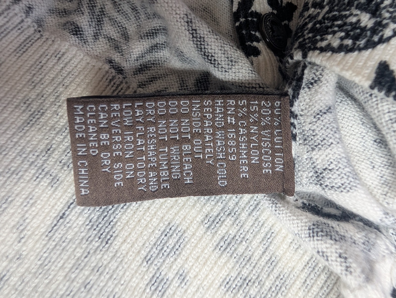 J. McLaughlin Bird Botanical Print Cardigan Sweater Women L Cottagecore…