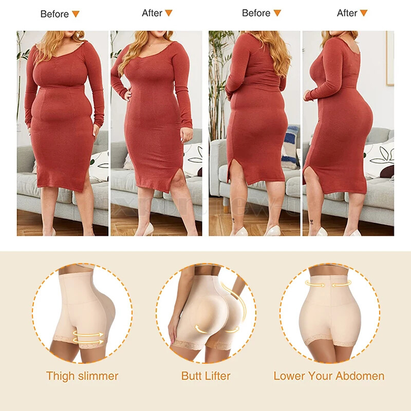 FAKE ASS Butt and Hip Enhancer Booty Padded Underwear Pants Women Body Shaper