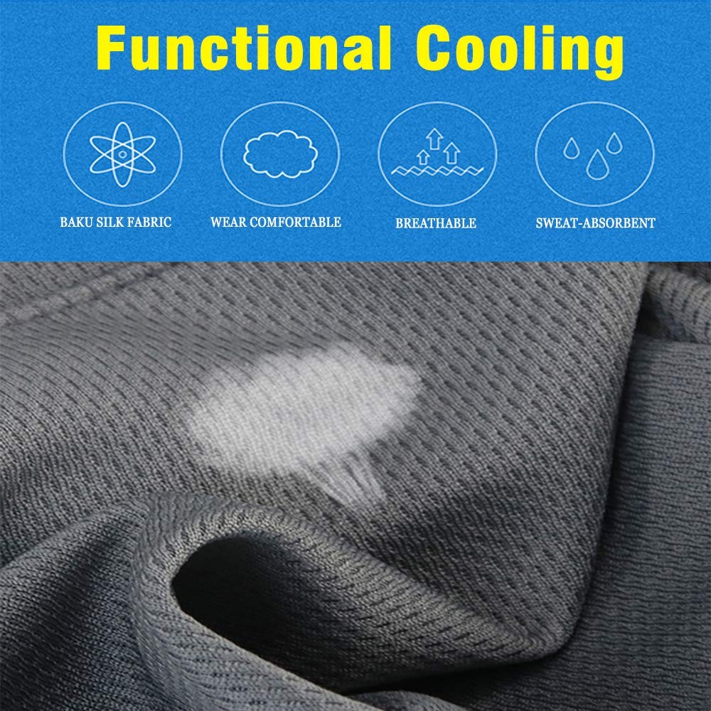 3 Pack Cooling Skull Cap Helmet Liner Sweat Wicking Cycling Running Hat for M…