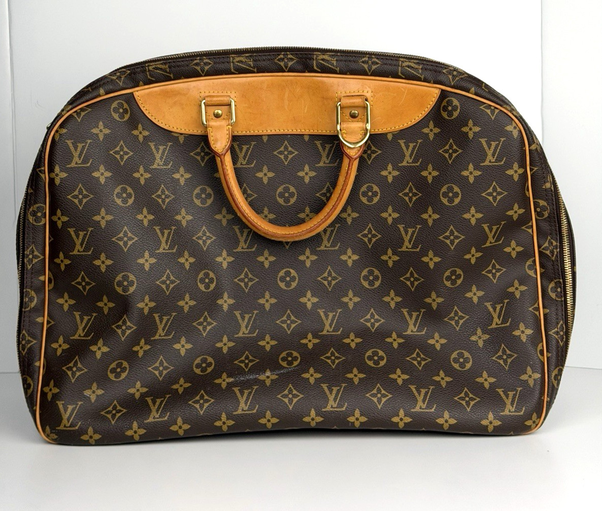 Louis Vuitton Alize 24 Heures Bag In Brown Monogram Coated Canvas Vintage 1998 S