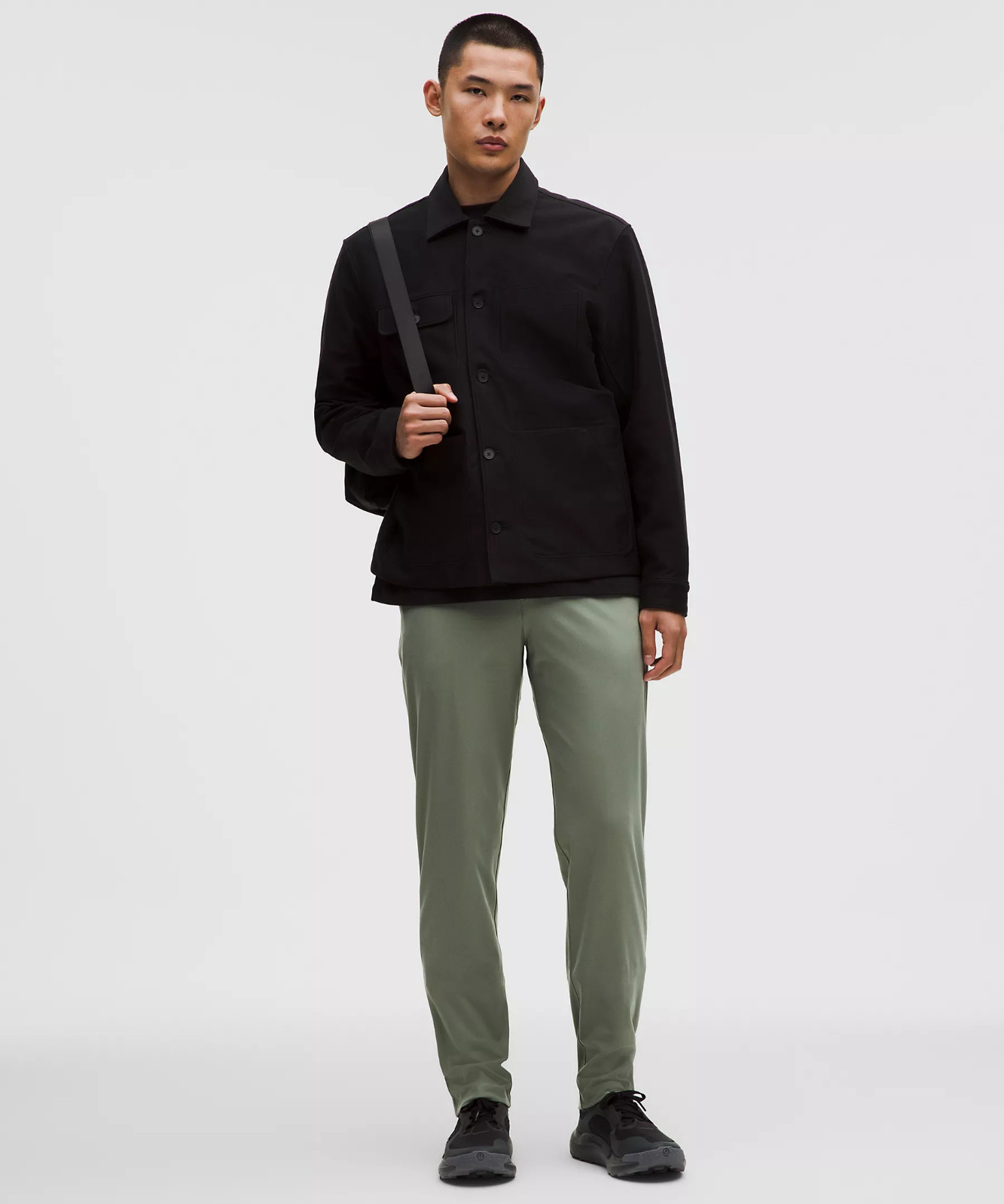 Lululemon Commission Pant Classic ABC Mens 28×32 Army Green Warpstreme Trouser