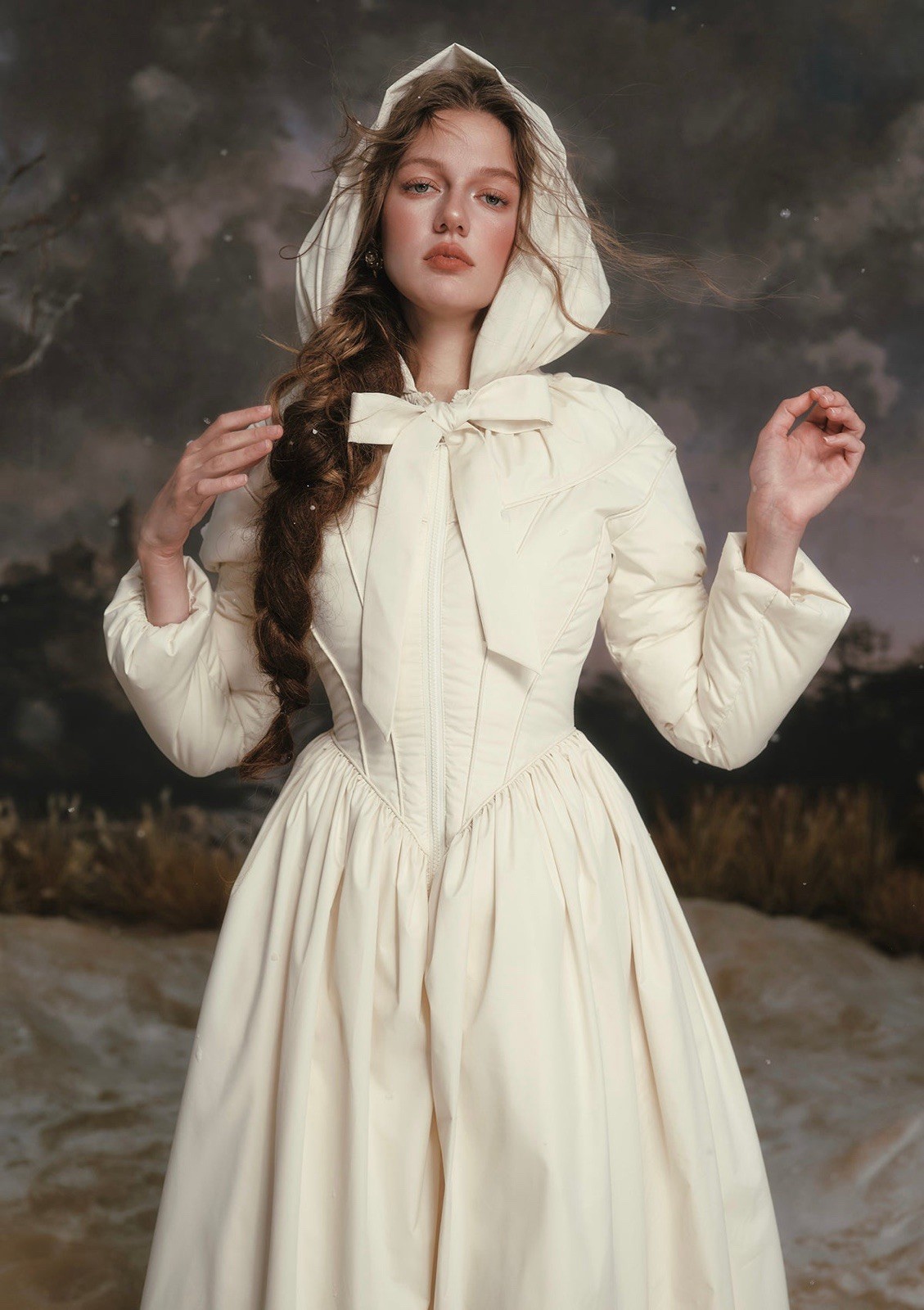Lacemade Warrior Down Coat White