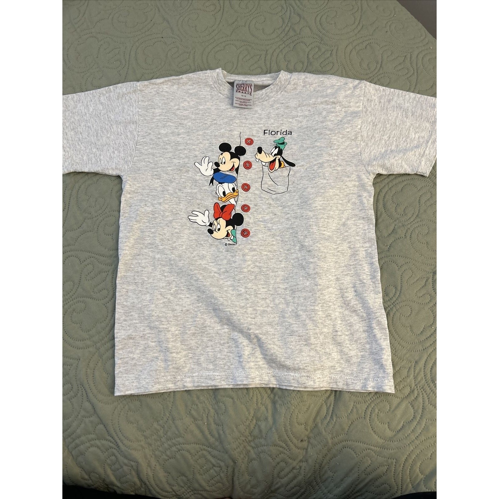Vintage 90s Sherry’s Best Disney Florida Tee Kids 10-12
