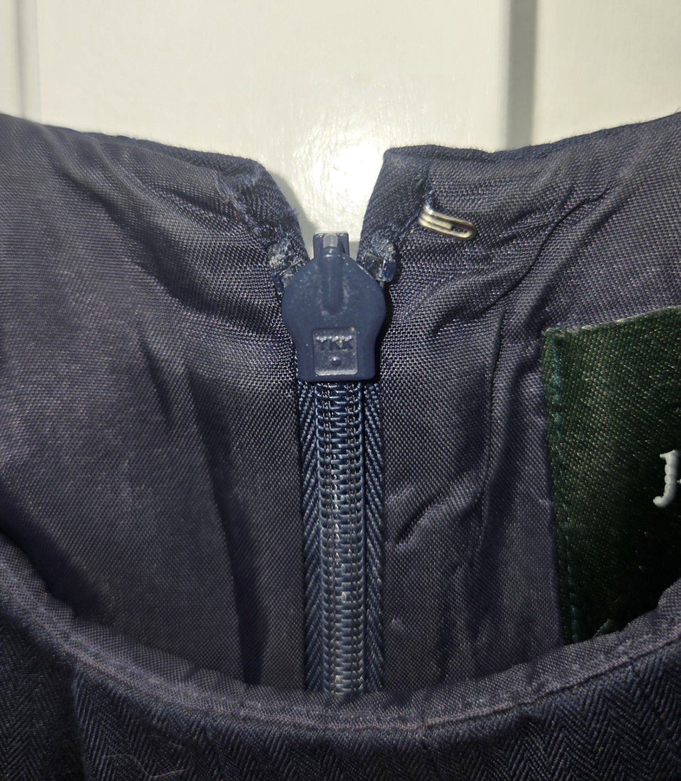 J.Crew Suiting Navy Solid Sheath Dress Scoop Neck Sleeveless Knee length, Sz 12