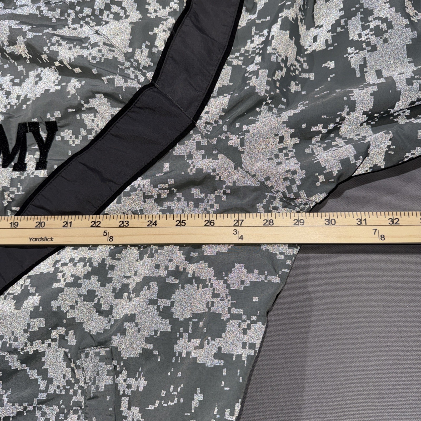 US ARMY DIGICAM PT JACKET ACU DIGITAL CAMO WINDBREAKER REFLECTIVE CAMOUFLAGE