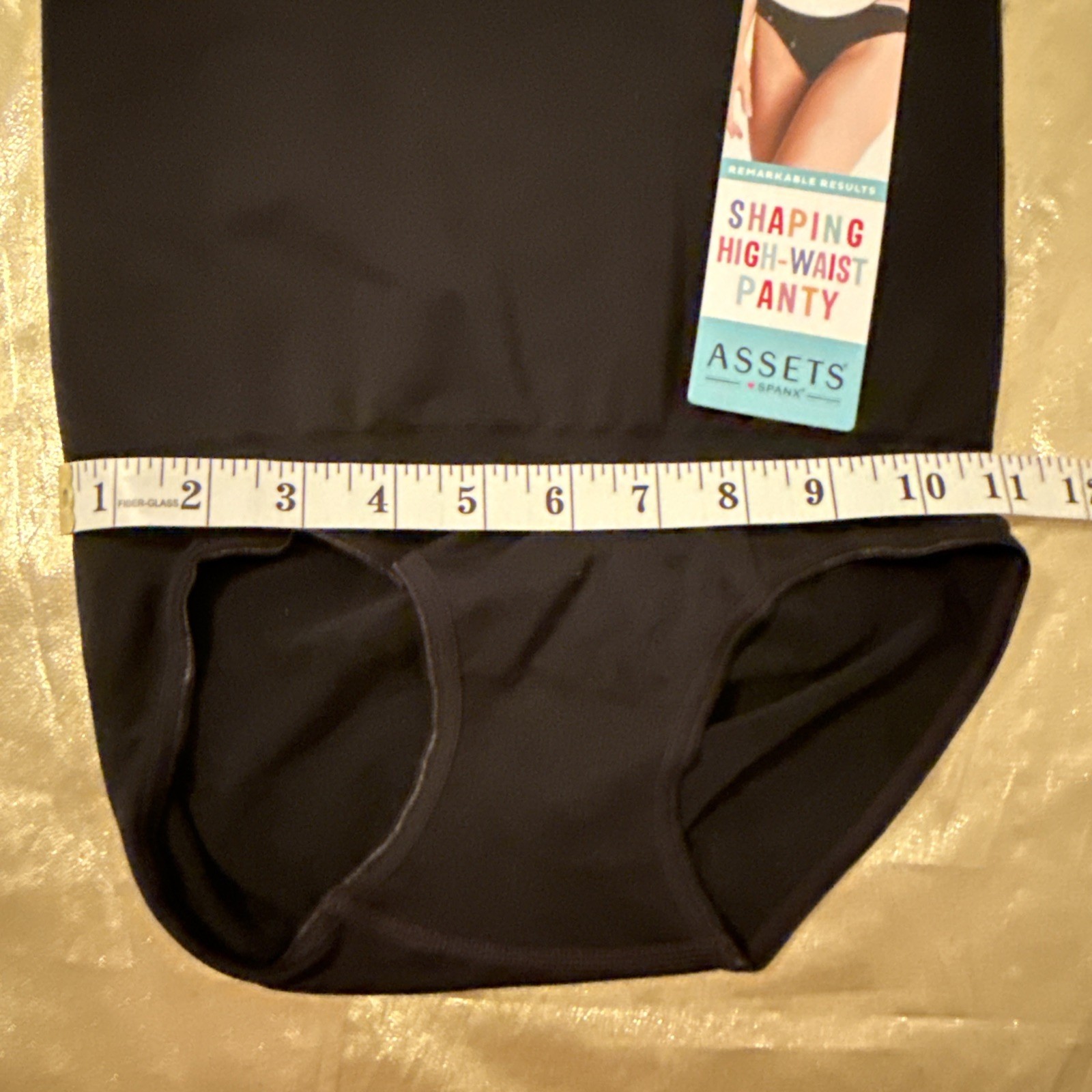 NWT Assets by Spanx Remarkable Results Shaping High Waist Panty Black Size L