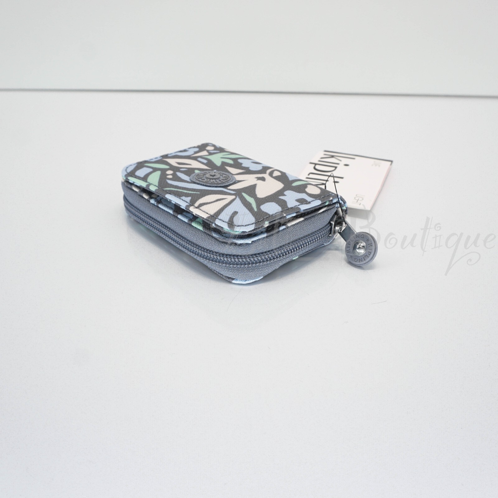 Kipling Tops Mini Wallet Zip Snap Card Case KI0809 Polyester Meadow Melody NWT