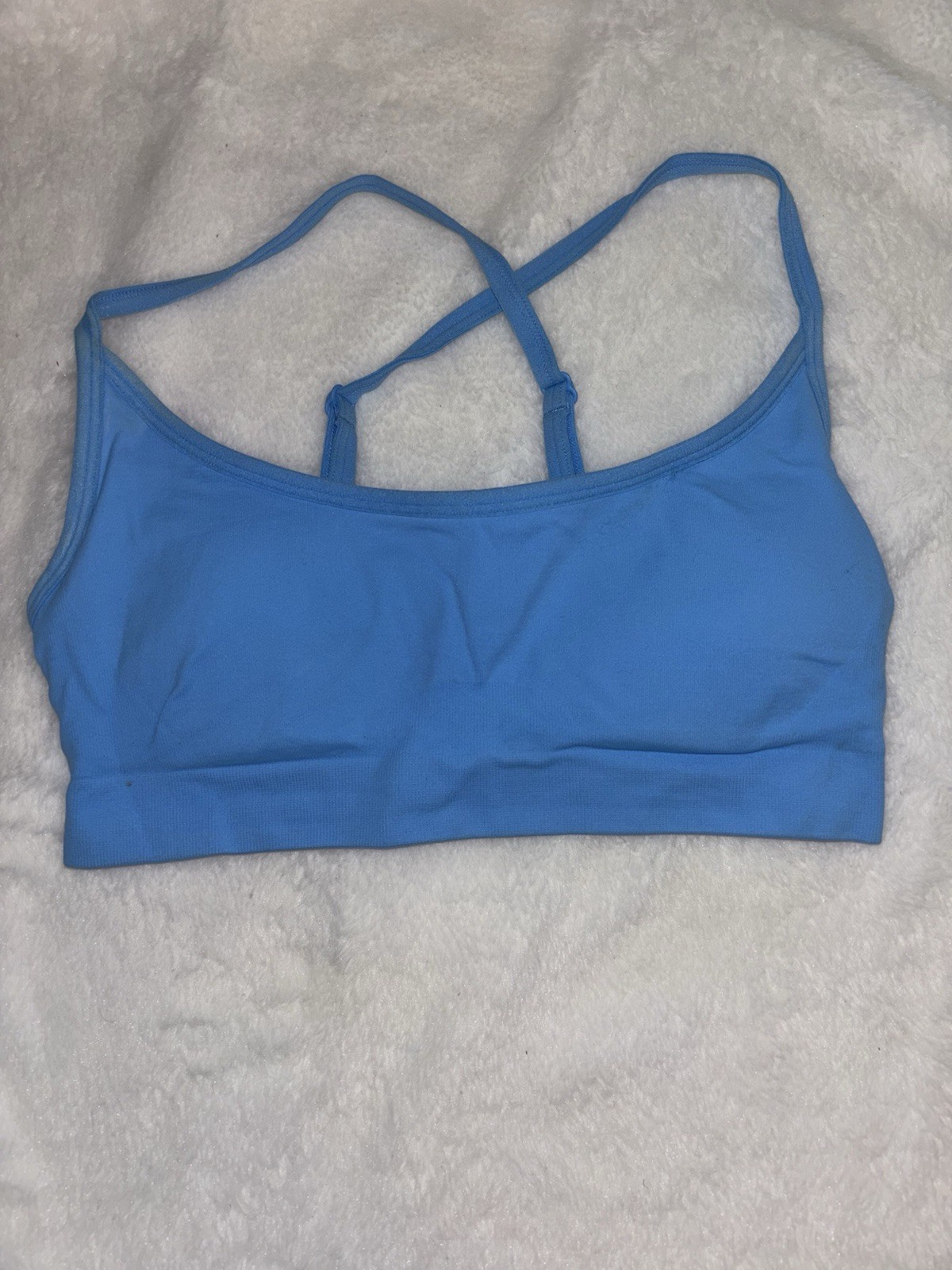 Fabletics Blue Sports Bra Size Unknown