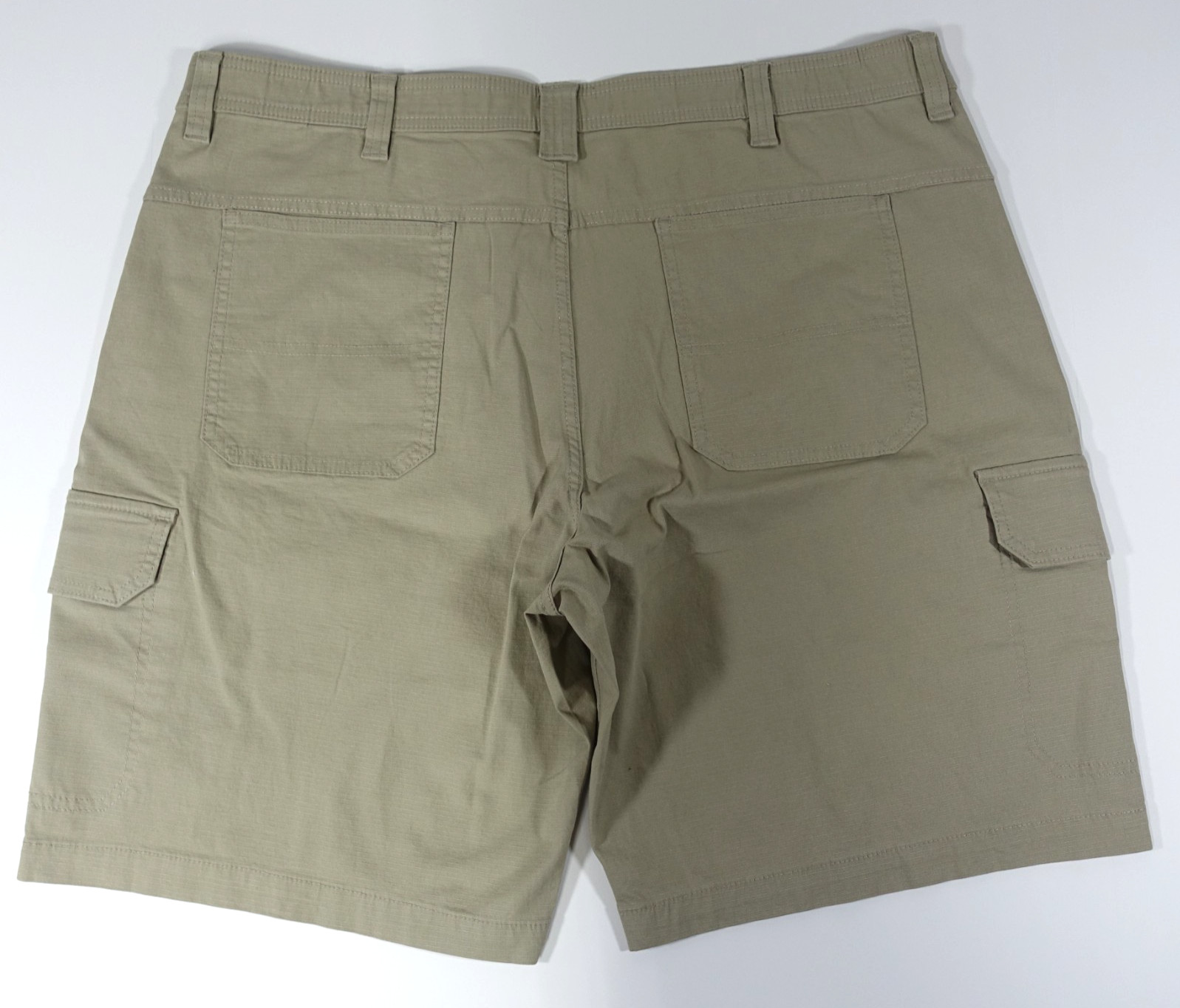 Copper and Oak Men Cargo Shorts 40 Ripstop Security Pocket Flex Waist Stretch