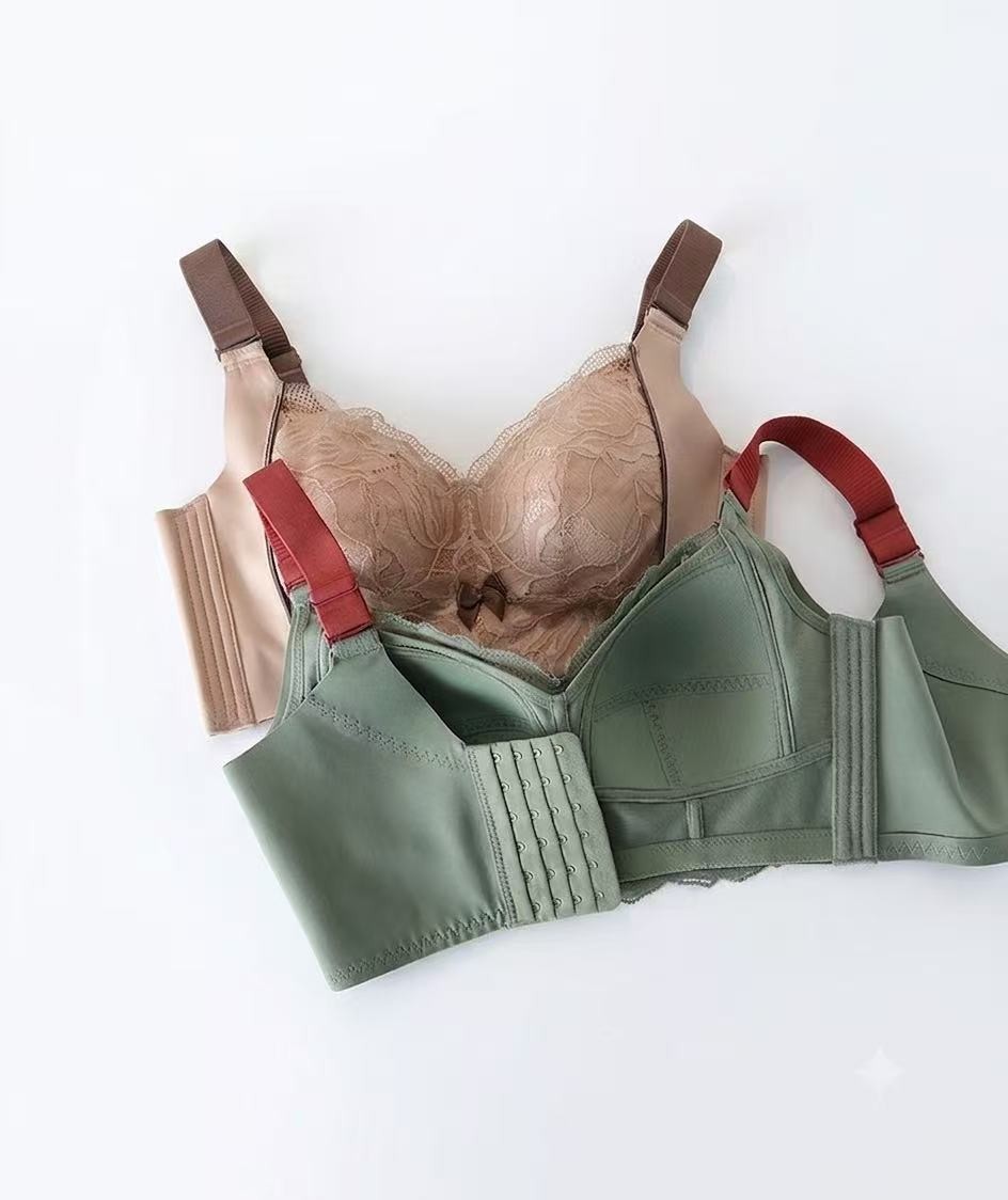 Full Coverage Plus-Size Wireless Minimizer Bra – Thin Cup, Side Support & Lift