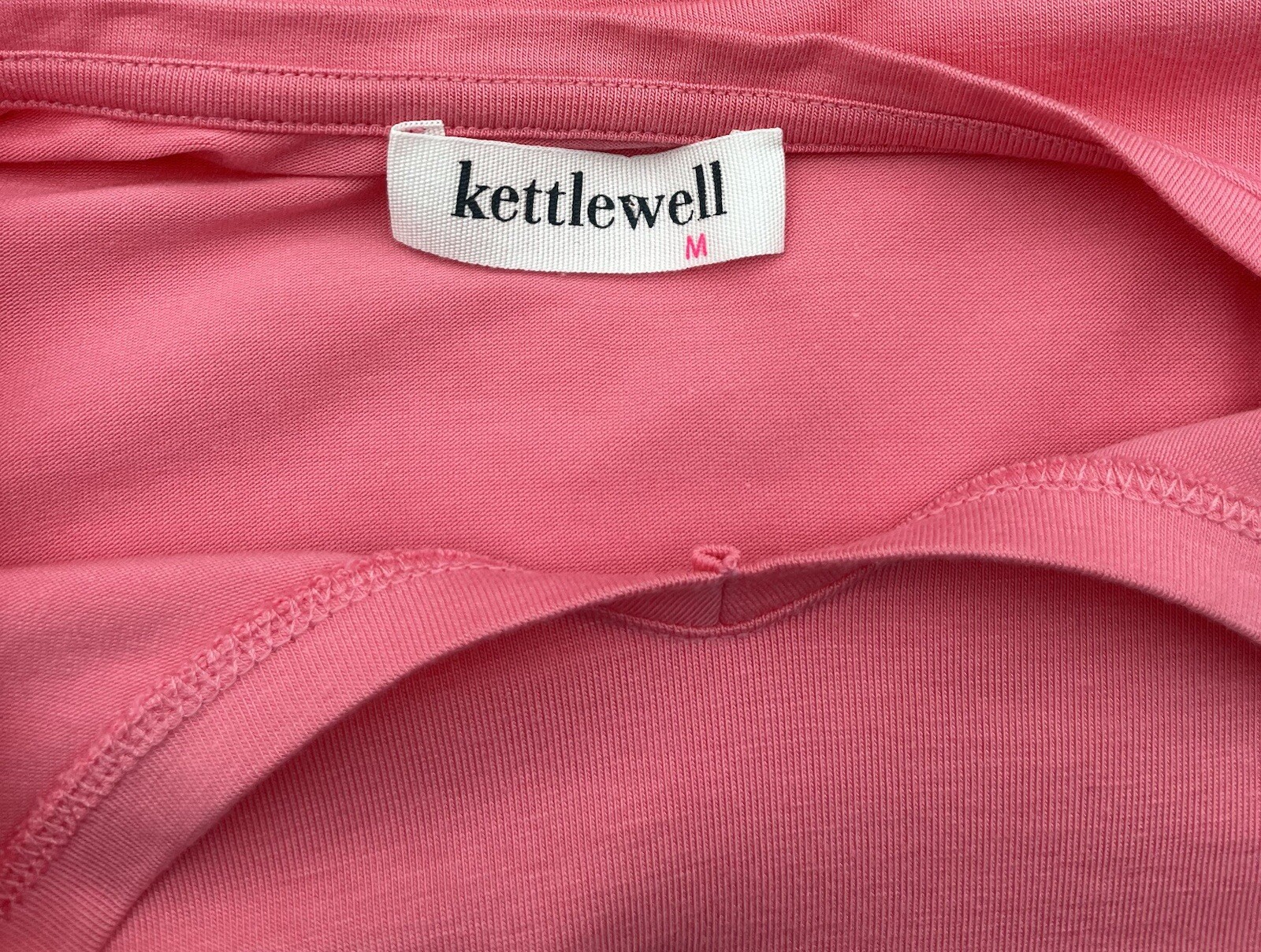 Kettlewell Silky Jersey V Neck Top Size M 222 Flamingo Pink ? Sp Au