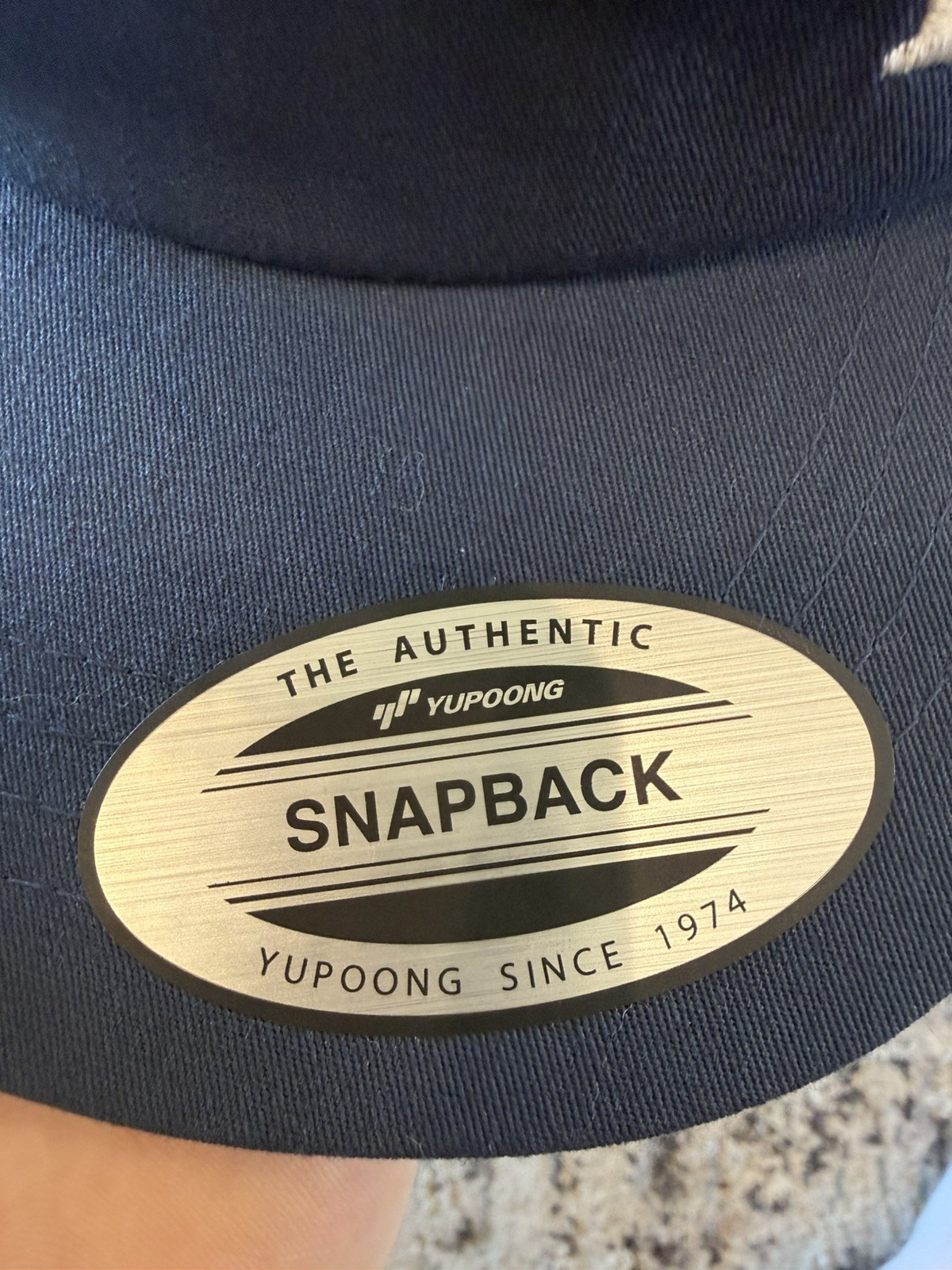 Vintage Interscope Records Snapback Hat Navy With Embroidered Logo 90’s