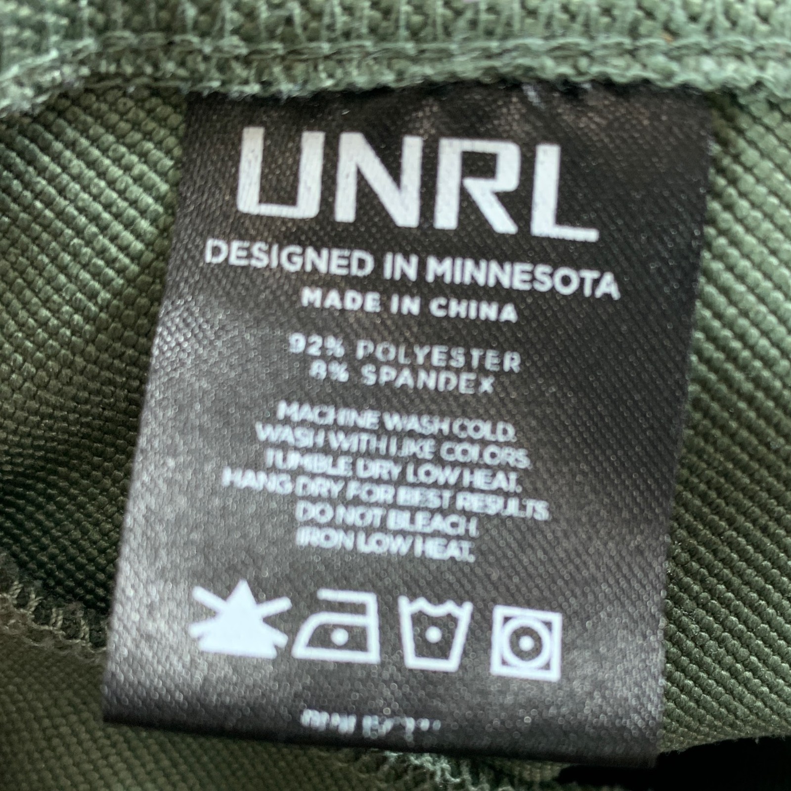 UNRL Joggers Mens Lx30 Sage Performance 4-Way Stretch Drawstring Elastic Waist