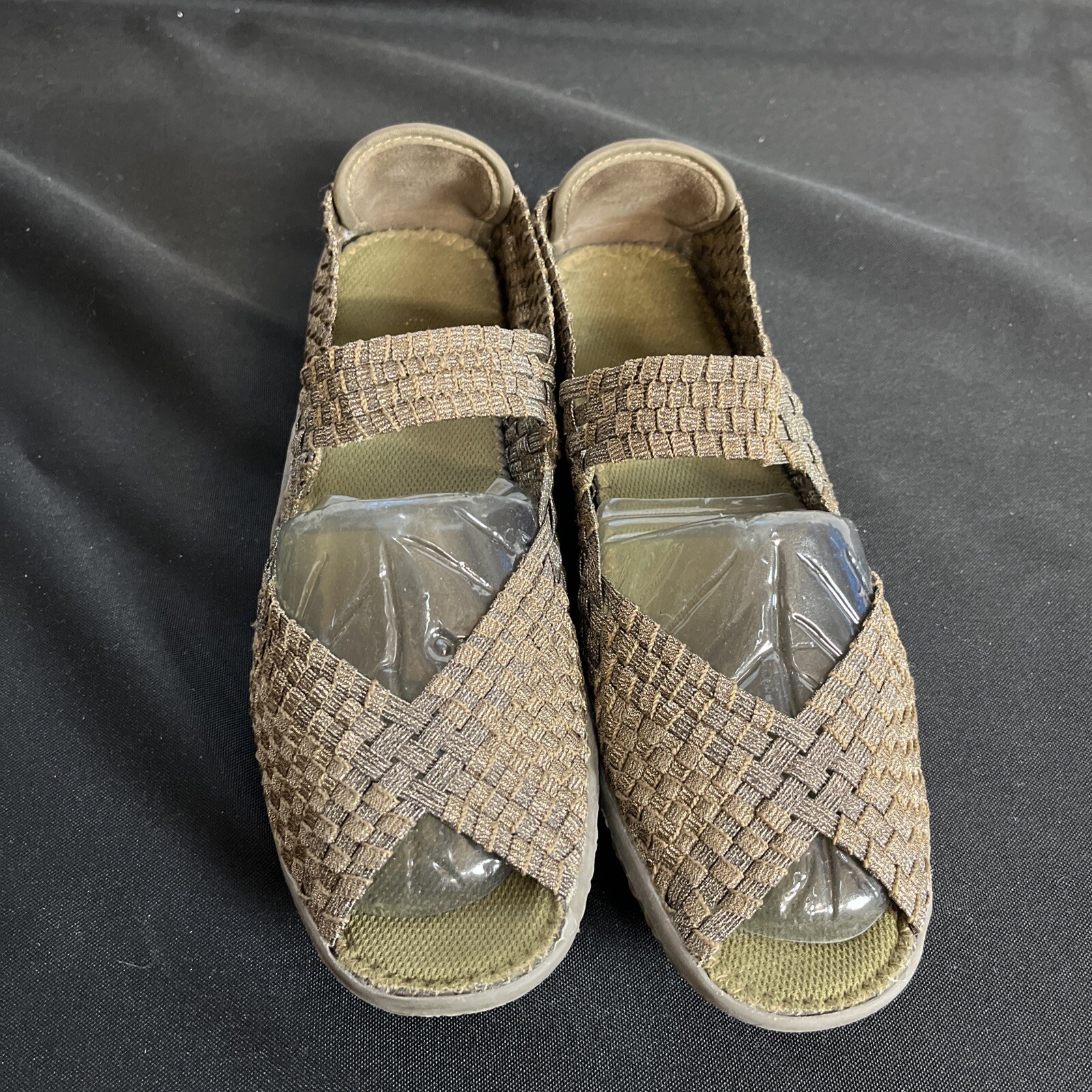 C C Resorts Bronze Metallic Stretch Runabout Size 40 US 9