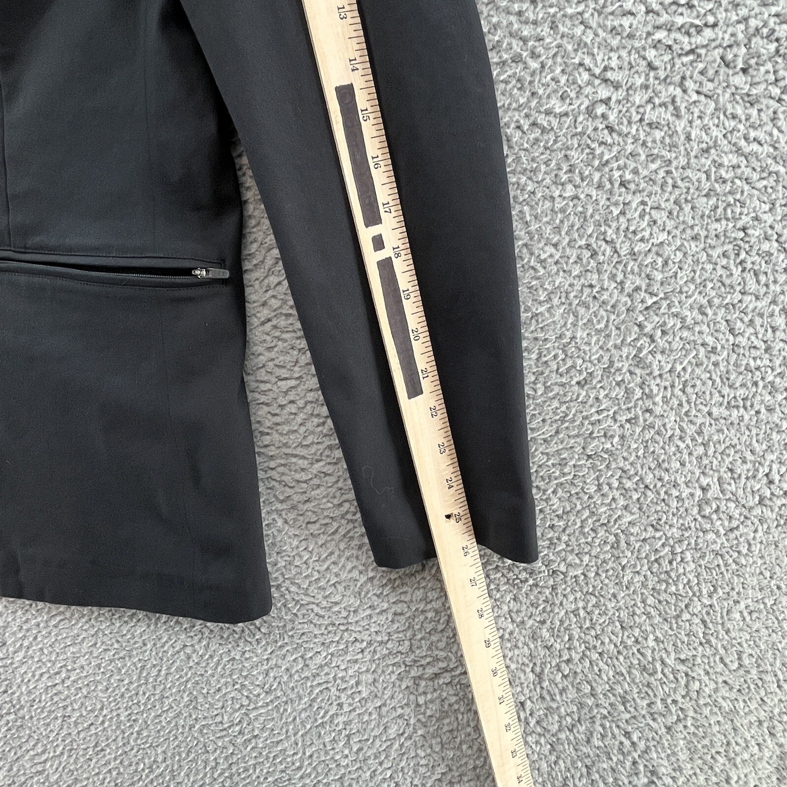 Paskho Sport Coat Mens Medium Black Slim Fit Technical Travel Blazer