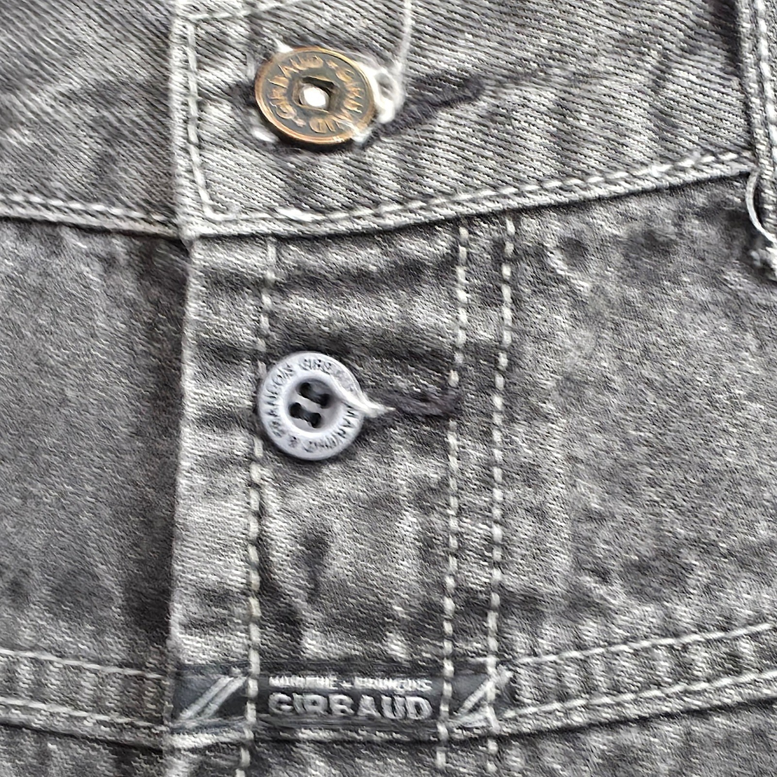 Marithe Francois Girbaud Jeans Men 38 Black Baggy Y2K Streetwear Vtg 90s Hip Hop
