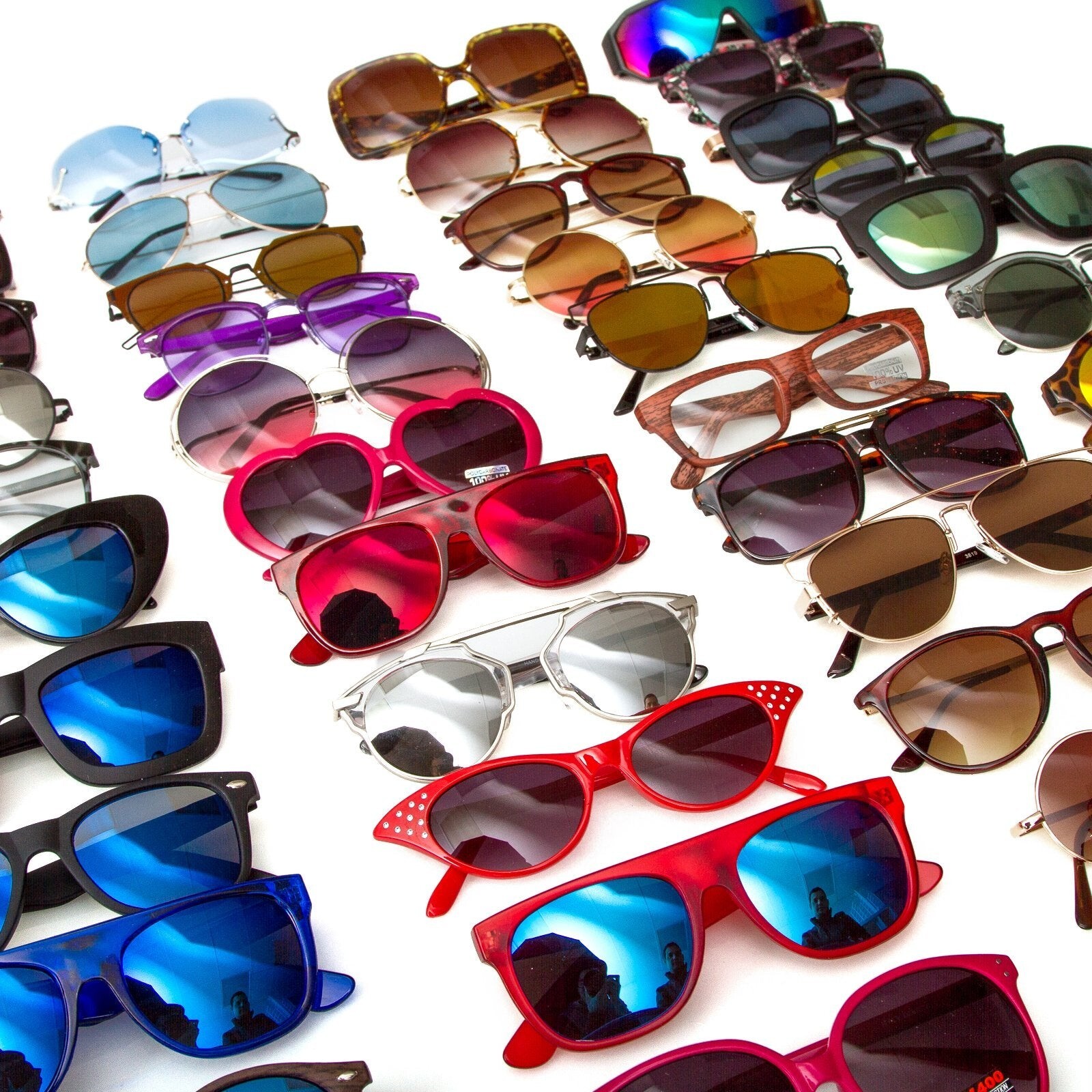 Bulk Wholesale Sunglasses Lot of 50 Pairs Assorted Styles For Men And Women