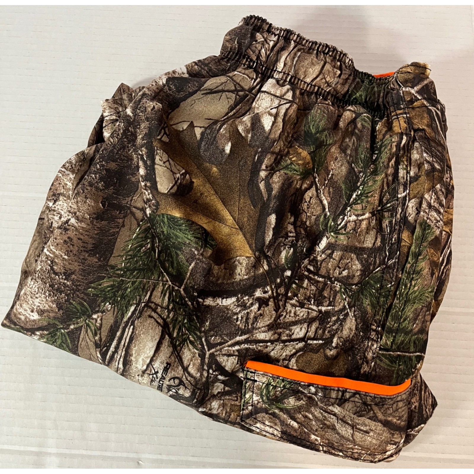 Realtree Swim Trunks Men’s M Camo Board Shorts Cargo Pocket UM17222V