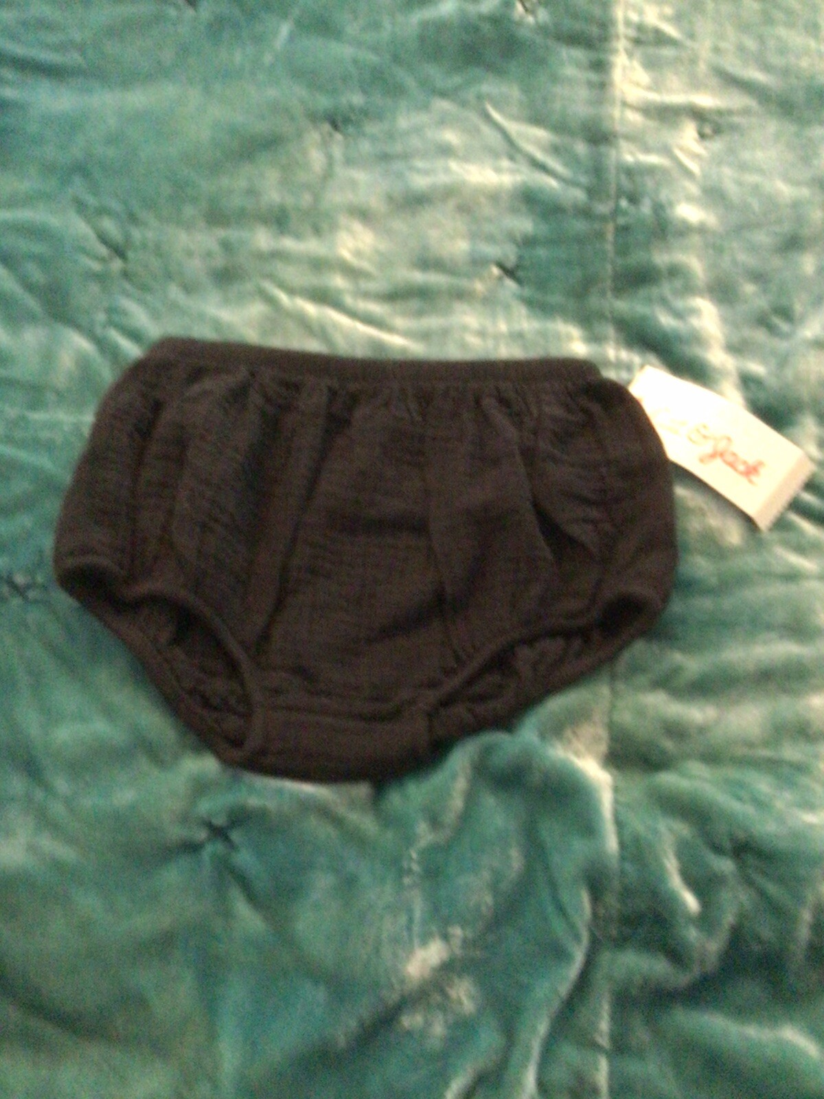 Cat & Jack Baby Girl Bloomers Shorts Black Muslin Gauze NWT 6-9M
