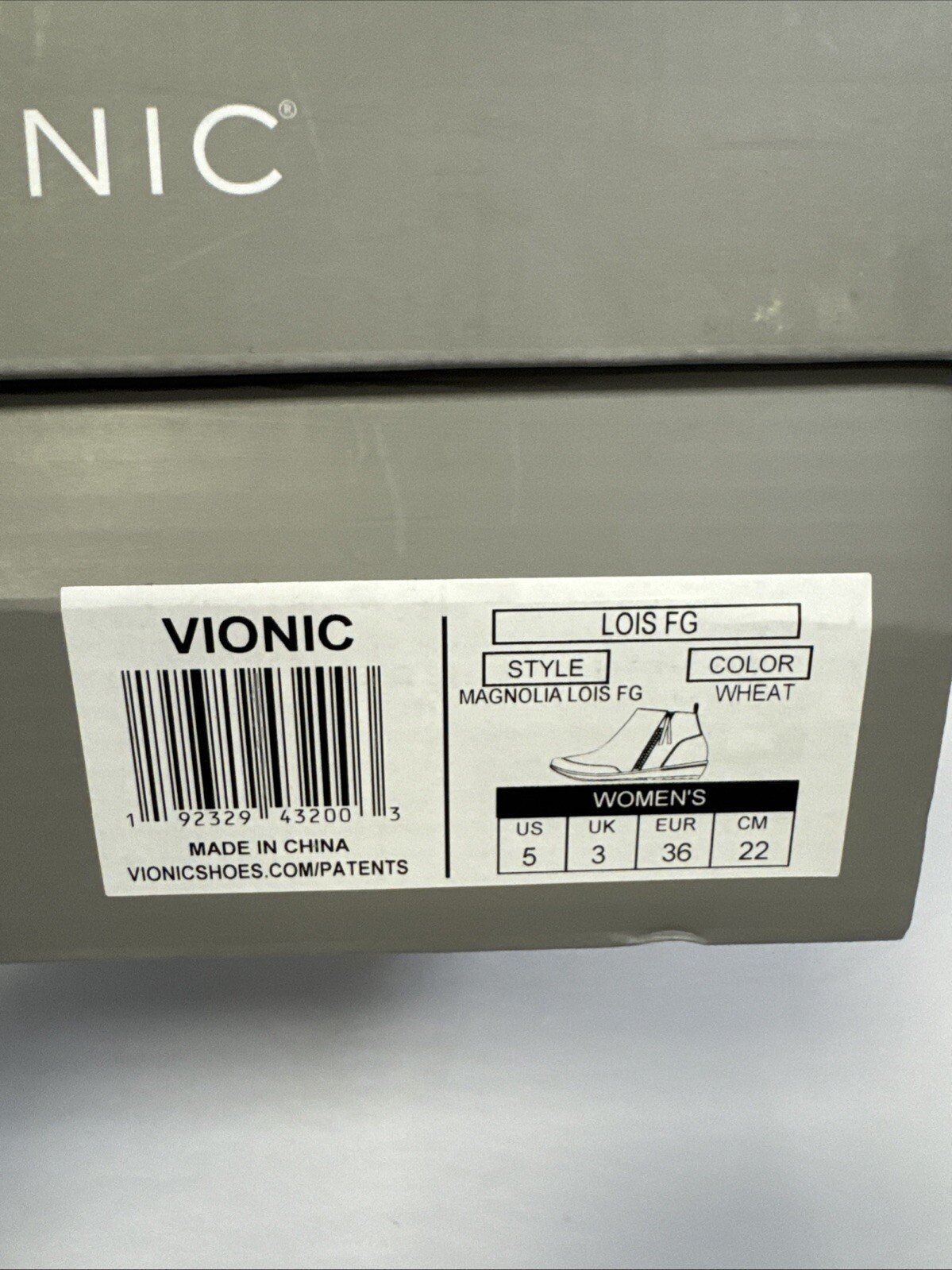 Vionic Women’s Lois FG Magnolia Wheat Boots Size 5