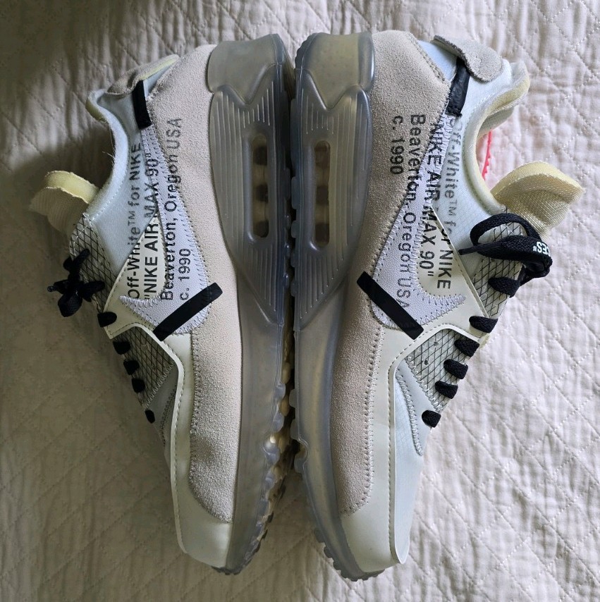 Nike Air Max 90 x Off-White The Ten 2017 Men Size 12 Custom