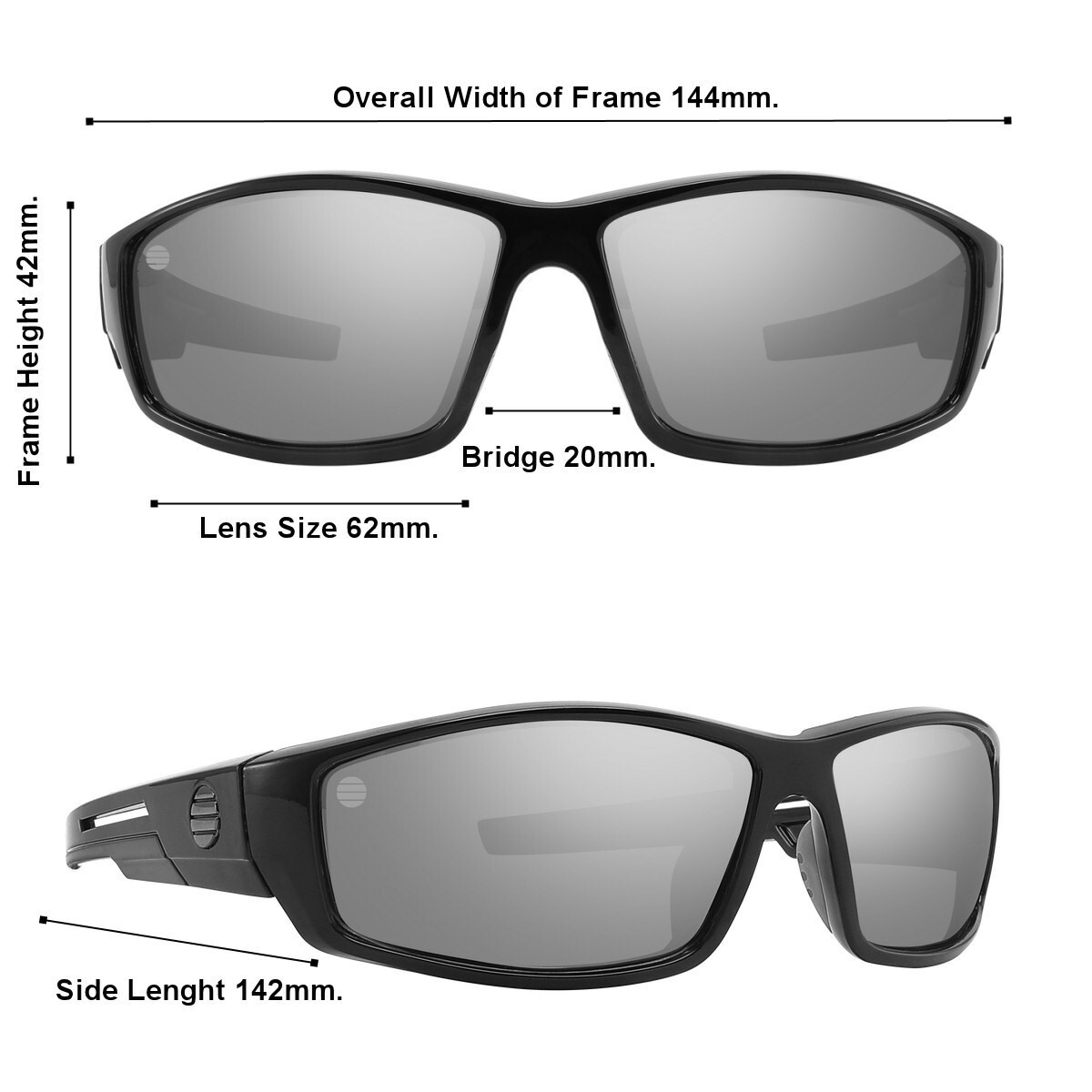 New 2025 Polarized Vertex Men AntiGlare Fishing Cycling Driving Sport Sunglasses