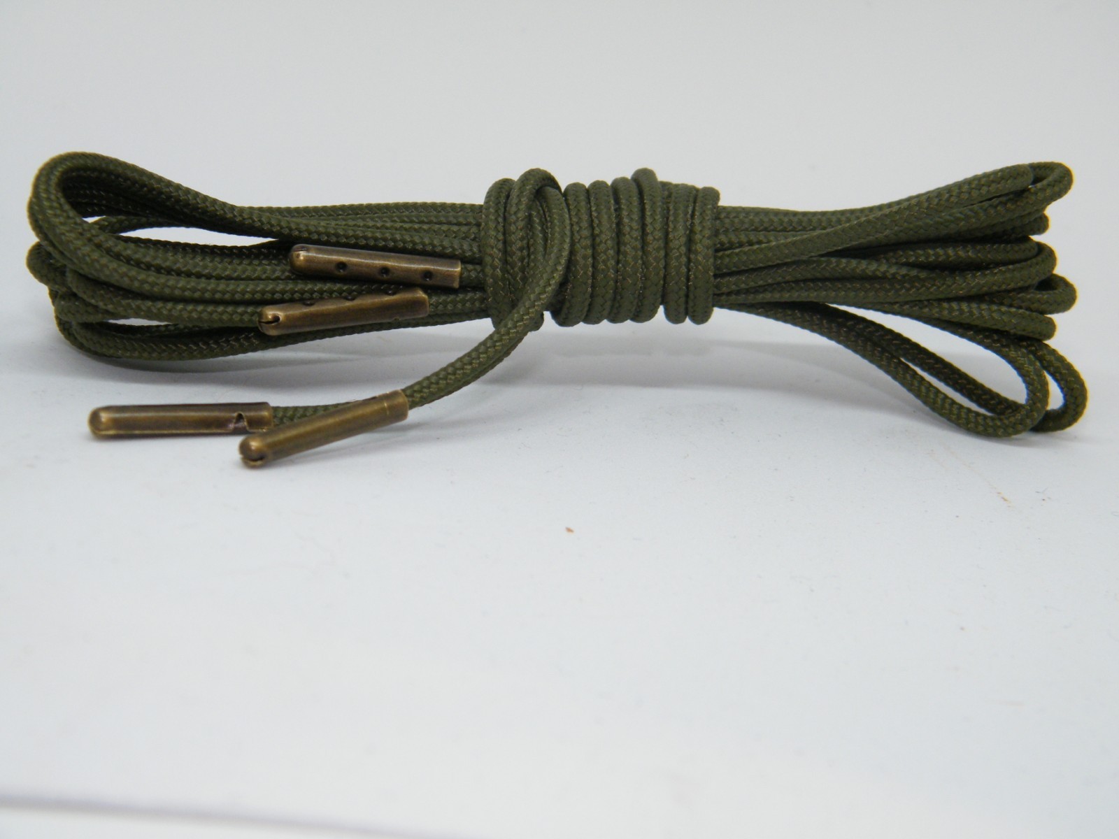 OD Green Boot Laces *Guaranteed for Life* 3mm Paracord Steel Tip Shoelaces