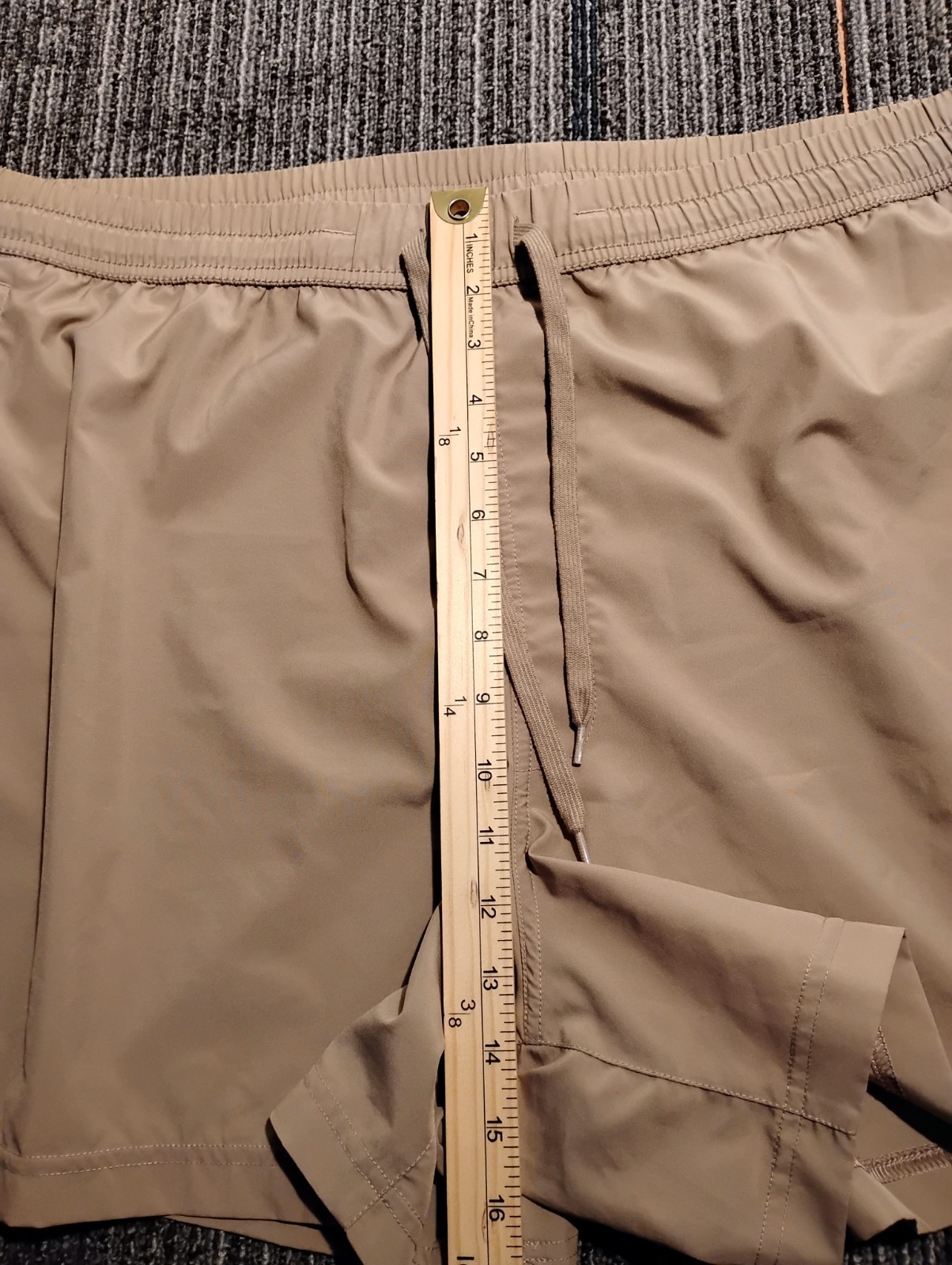 Nike Dri-Fit Form Unlined Versatile Shorts- Men’s Size 3XL Desert Khaki 5 Inseam