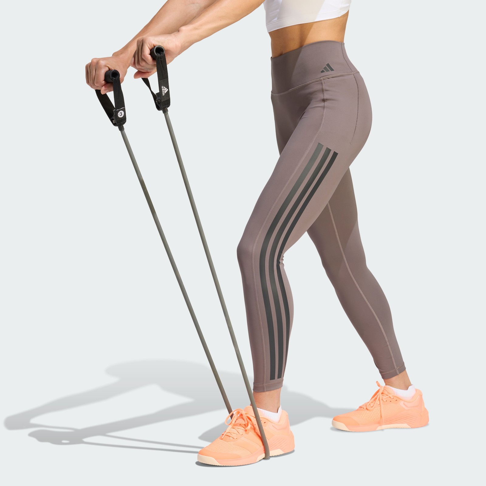 adidas women Optime Workout 3-Stripes 7/8 Leggings