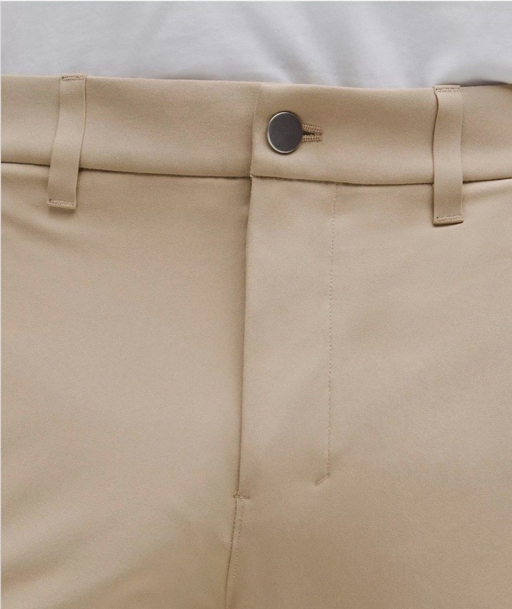 LULULEMON Men’s ABC Classic-Fit Trouser 28” Warpstreme in Wacky Khaki – Size 28