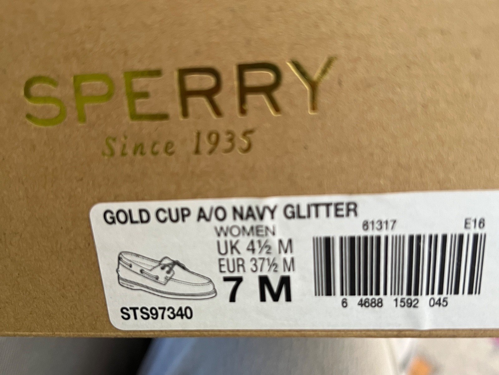 Sperry blue Goldstar Boat shoes women’s size 7