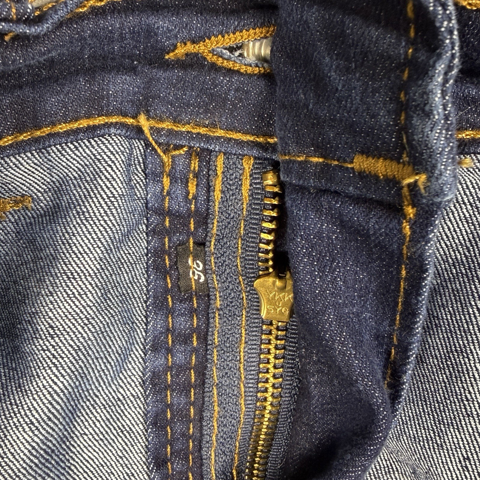 Origin Delta D68 Flex Jeans Men’s 36×30 Blue Dark Wash Straight Stretch USA Made