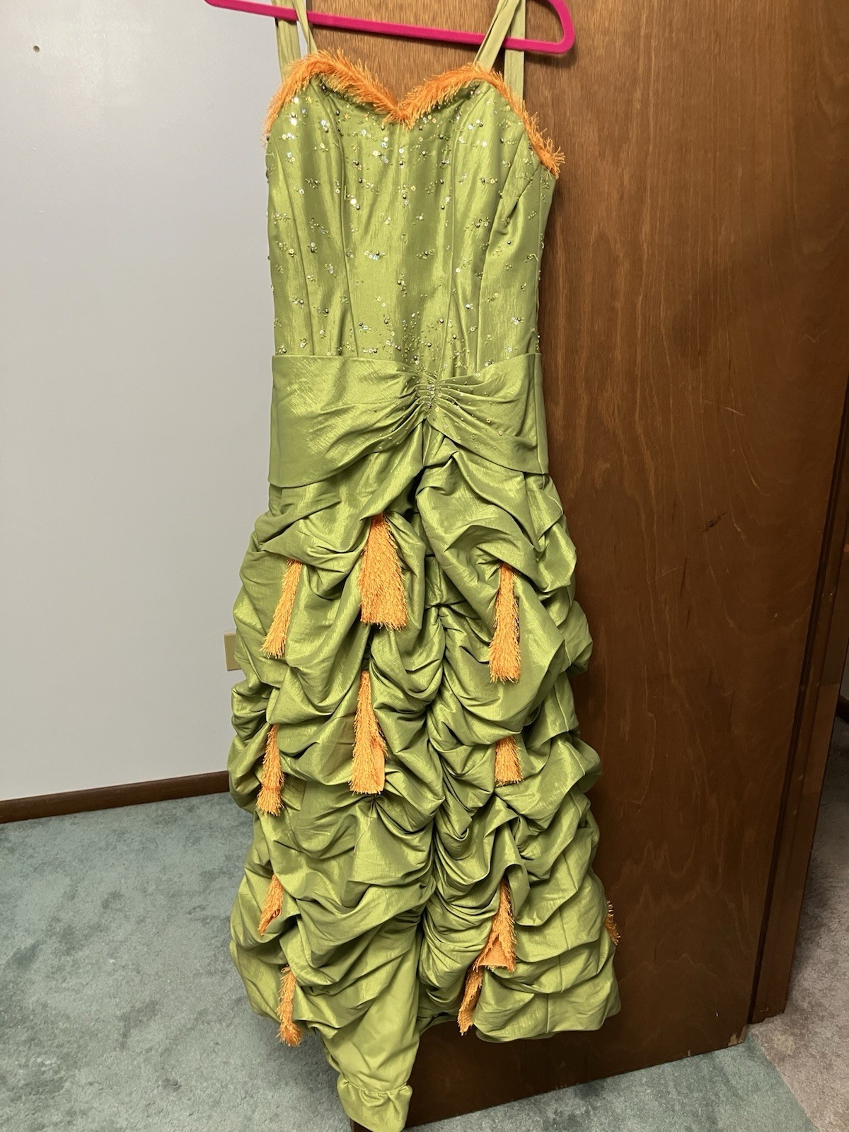 Mori Lee Green Bridesmaid Prom Dress Gown Size 12