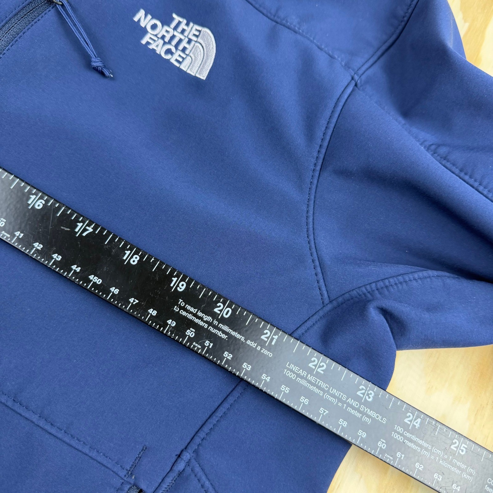 The North Face Apex Bionic Softshell Jacket Men Blue Full Zip Windproof AMVY F13
