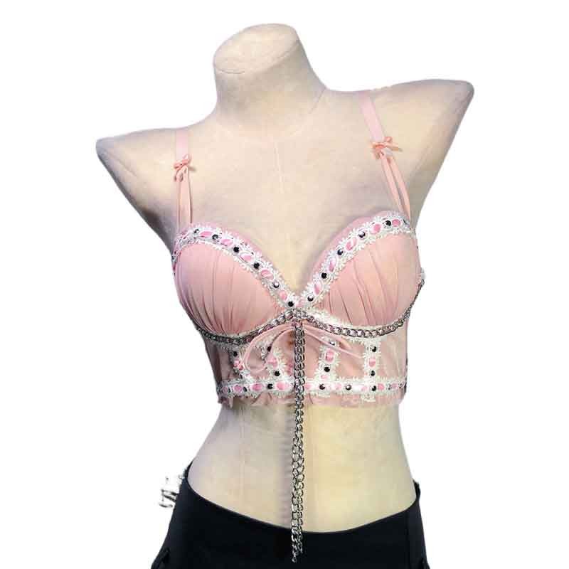 Goth Tops Punk Rock Clothes Y2K Gothic Tank 2000s Kawaii Grunge Emo Clothing