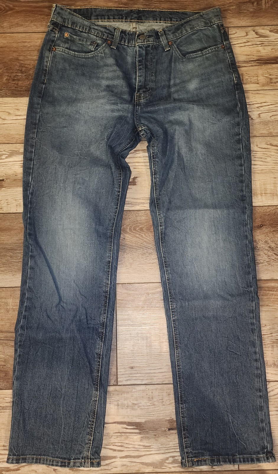 2022 Levi’s 541 Zipper Fly Straight Leg Denim Jeans Mens 34X34