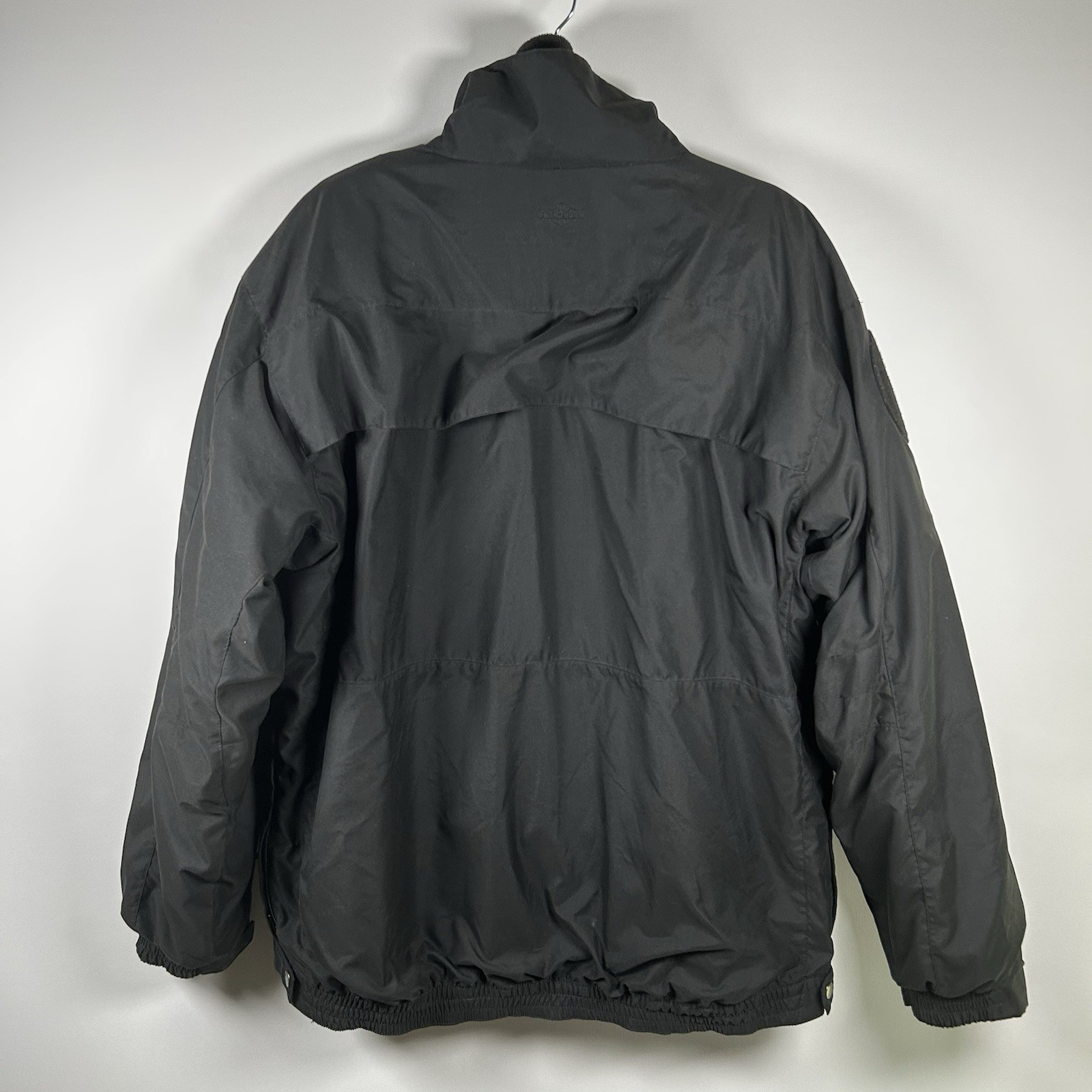 Tru-Spec Tactical Jacket Mens Large Black Removable Fleece Liner Cold Weather