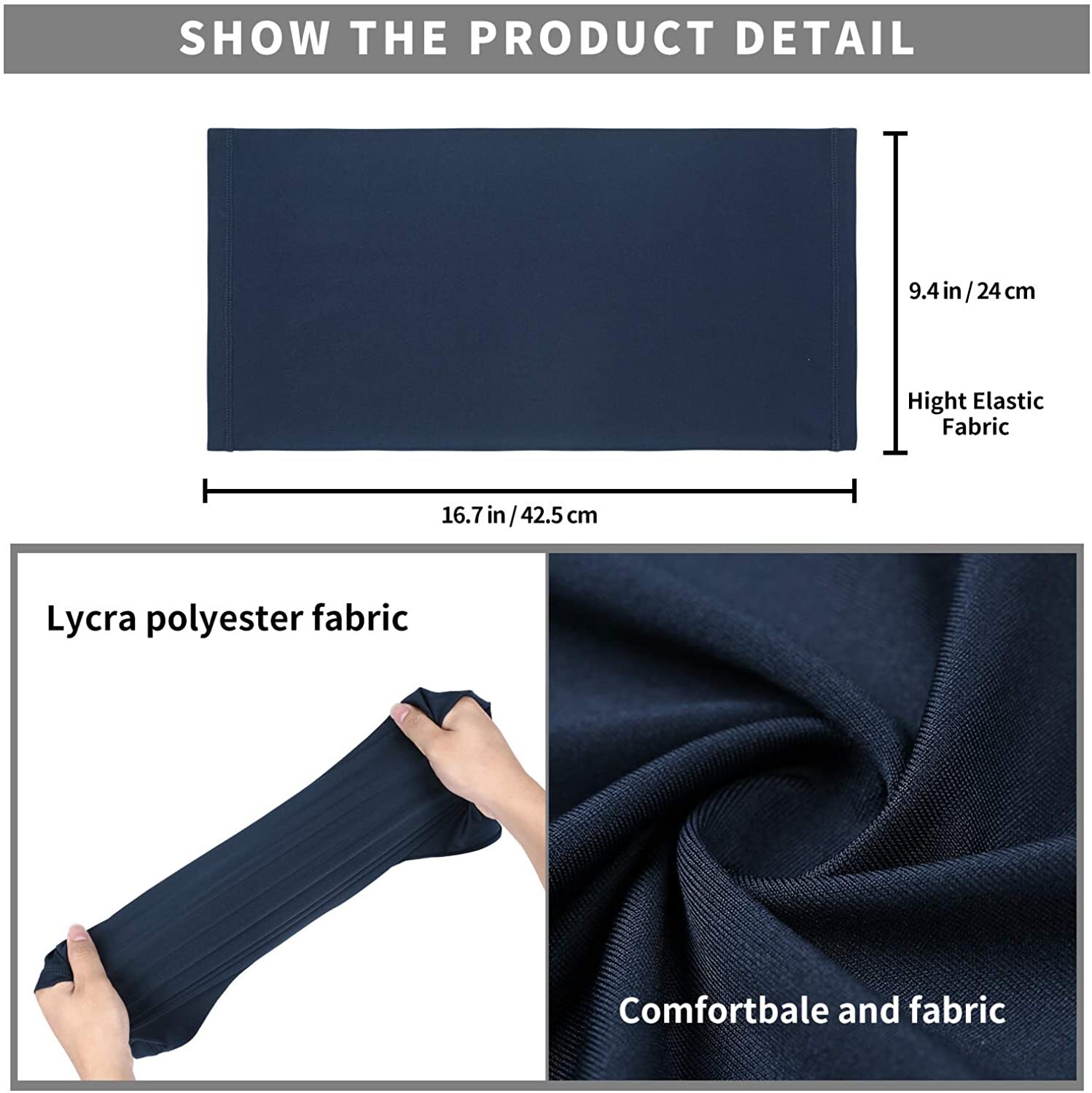 Neck Gaiter Elastic Face Mask Breathable UV Protection Scarf for Running Cycling