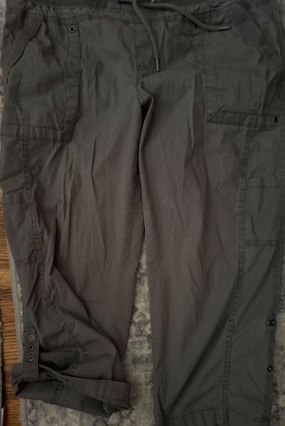 Natural Reflections Olive Green Capri Pants Size 16