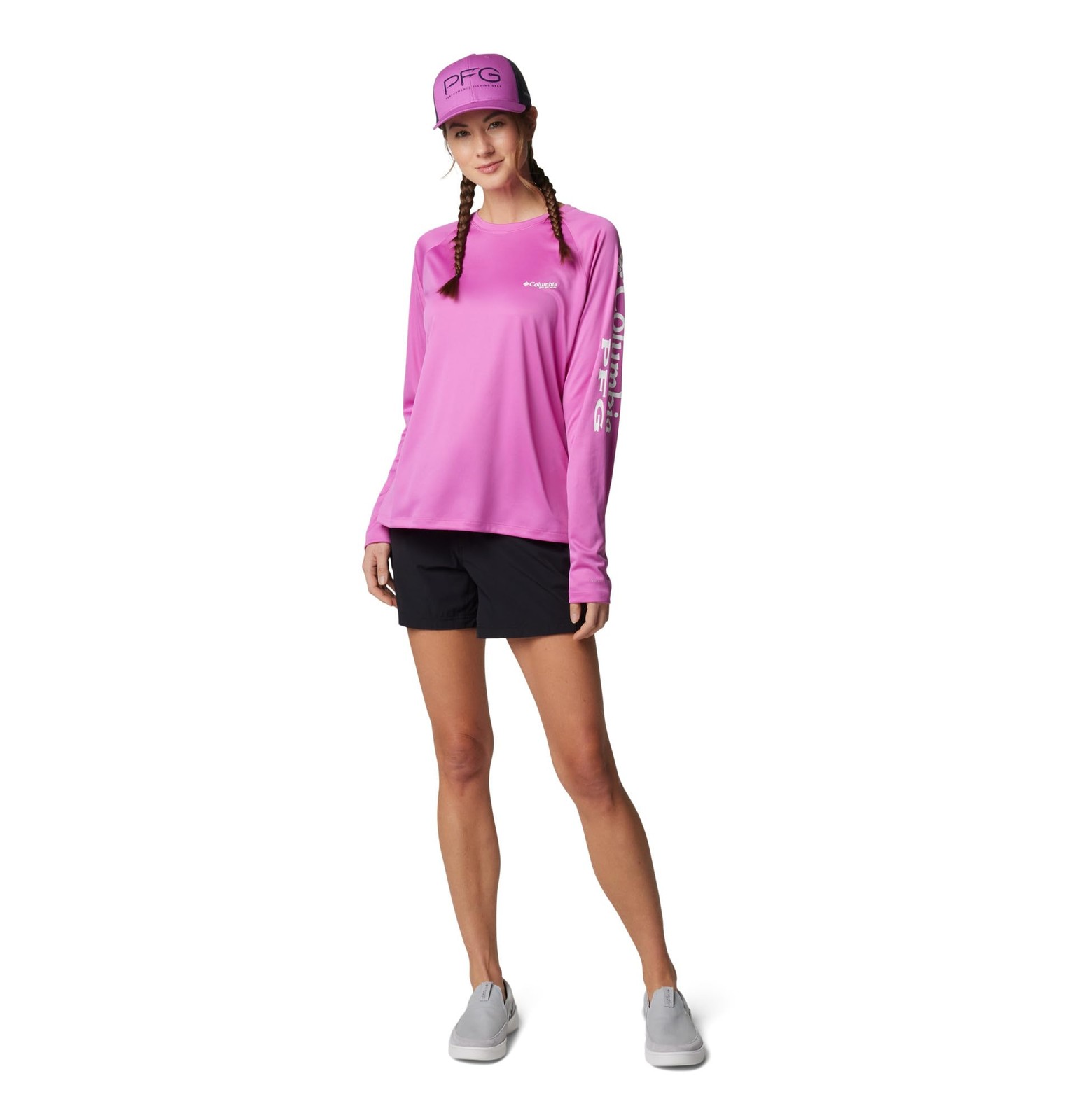 Columbia Women’s Coral Point III Short 14 Black UPF 50 Sun Protection