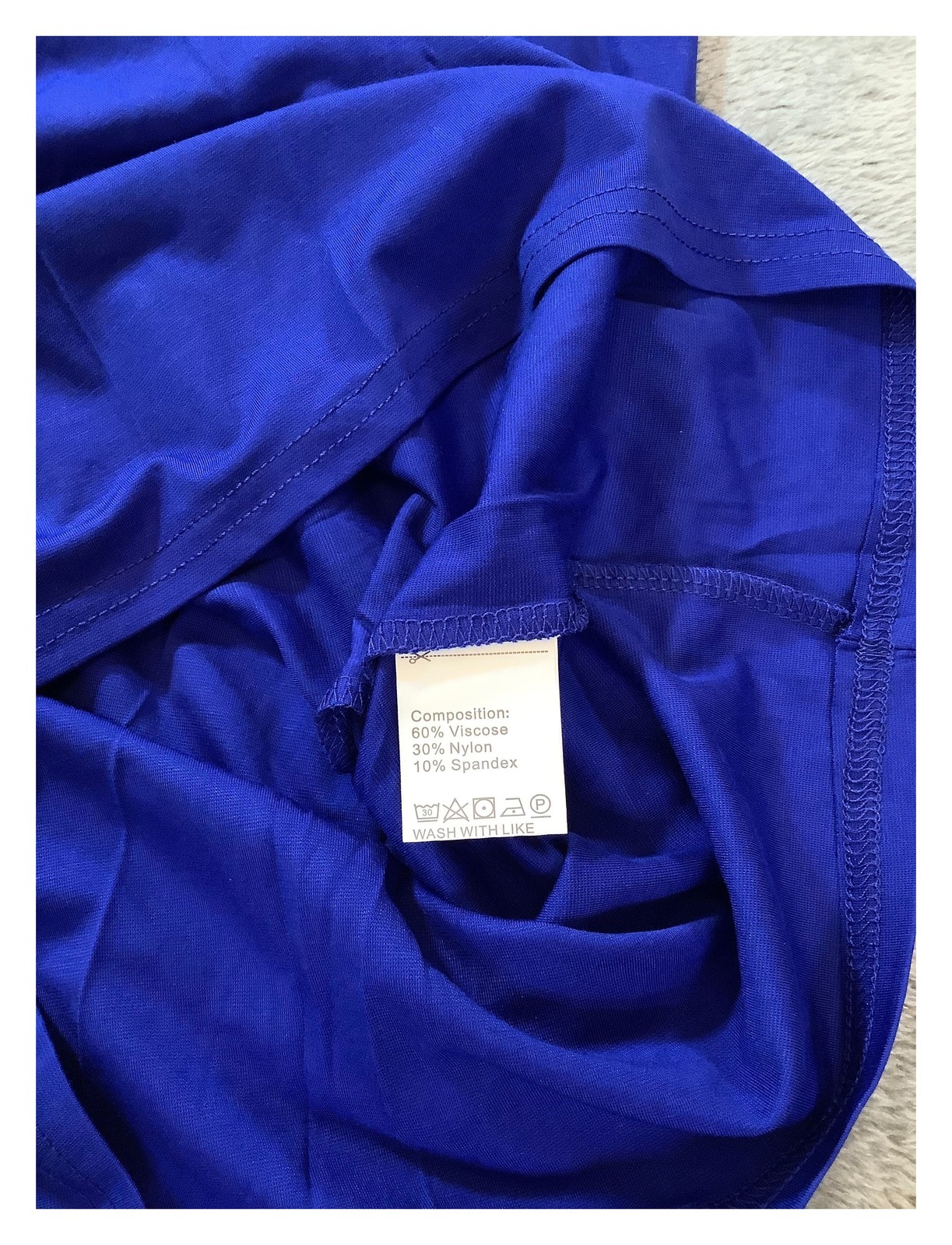 PRETTYGARDEN Royal Blue One Shoulder Ruched Bodycon Dress Size M NWT Cocktail