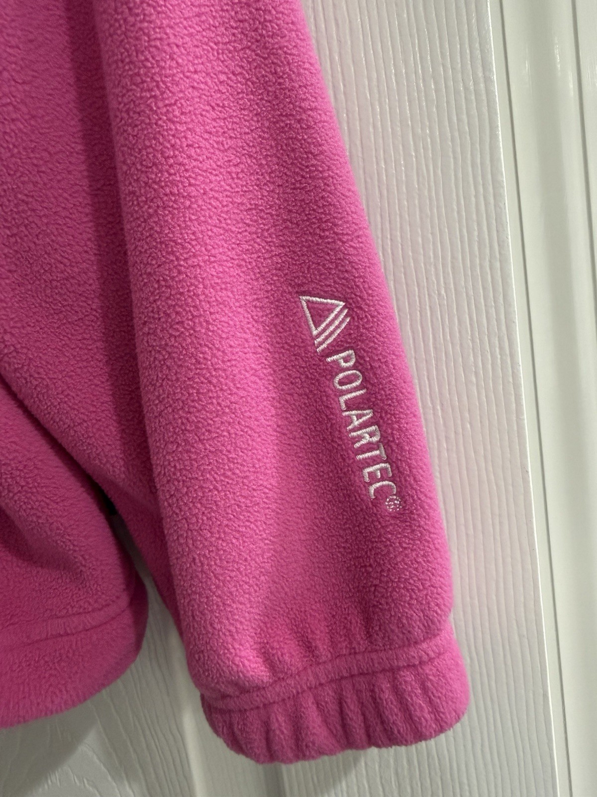 Supreme Polartec Face Mask 1/2 Zip Hooded Sweatshirt Pink Size S WORN TWICE